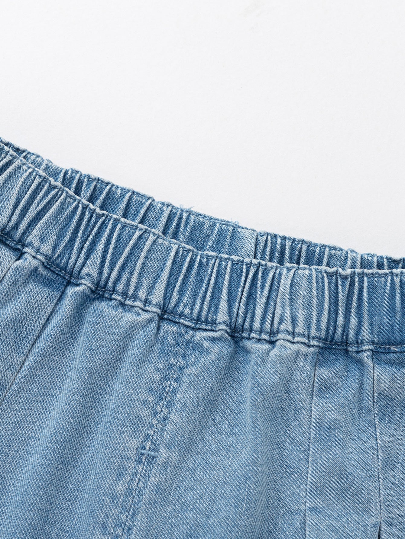 Pantallona Ruffle Cuff Denim 👖