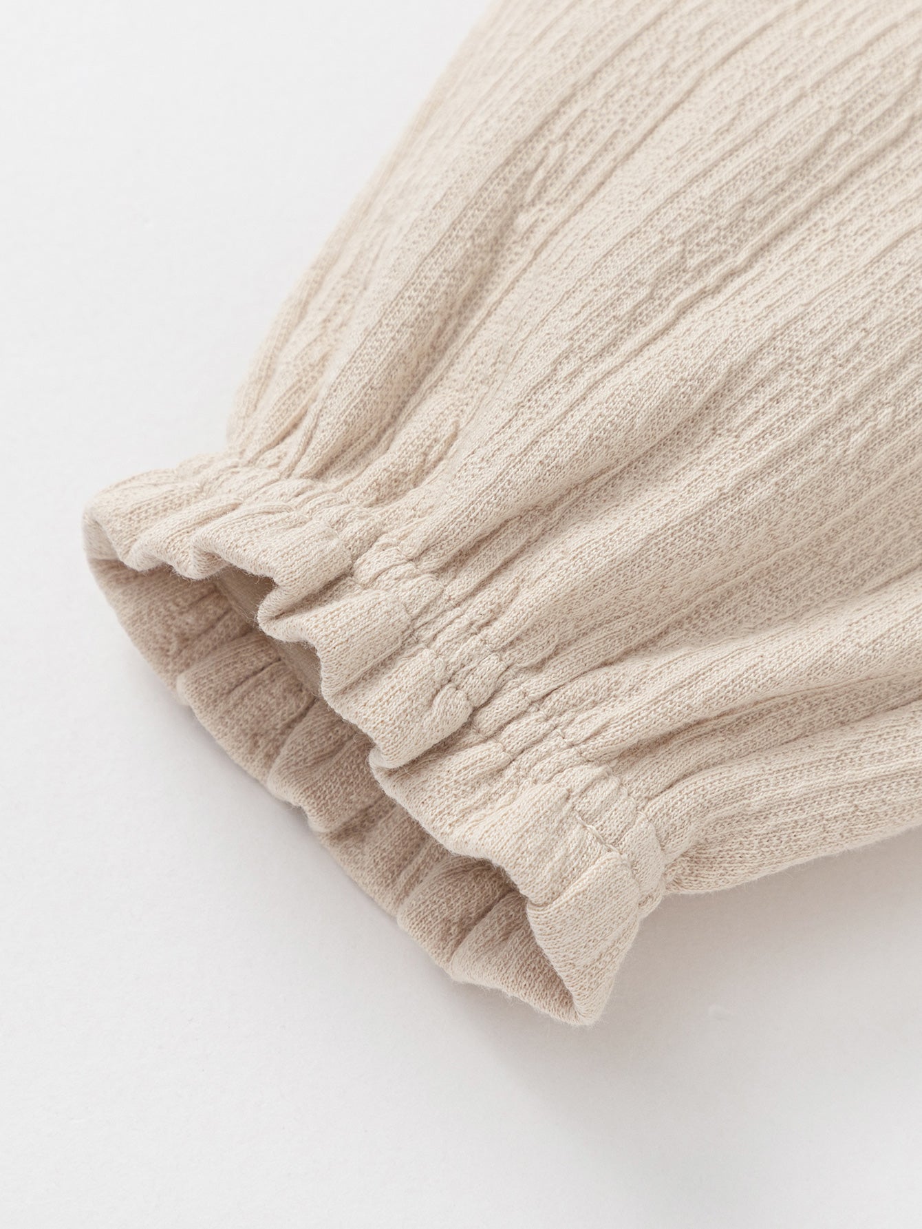 Tuta Ruffle Waist - Bezhë