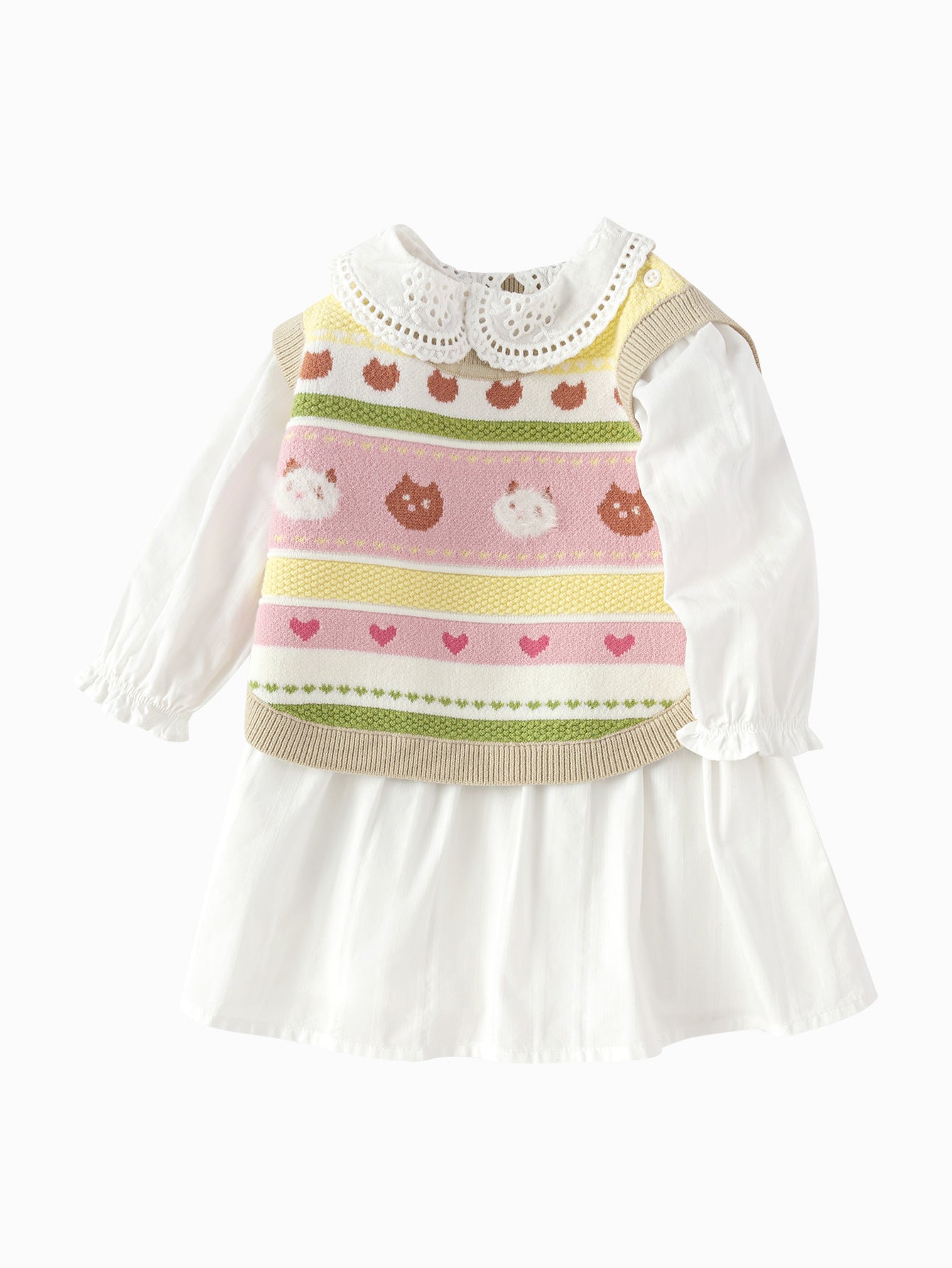 Fustan & Jelek - Sweetheart Knit Set 🧁