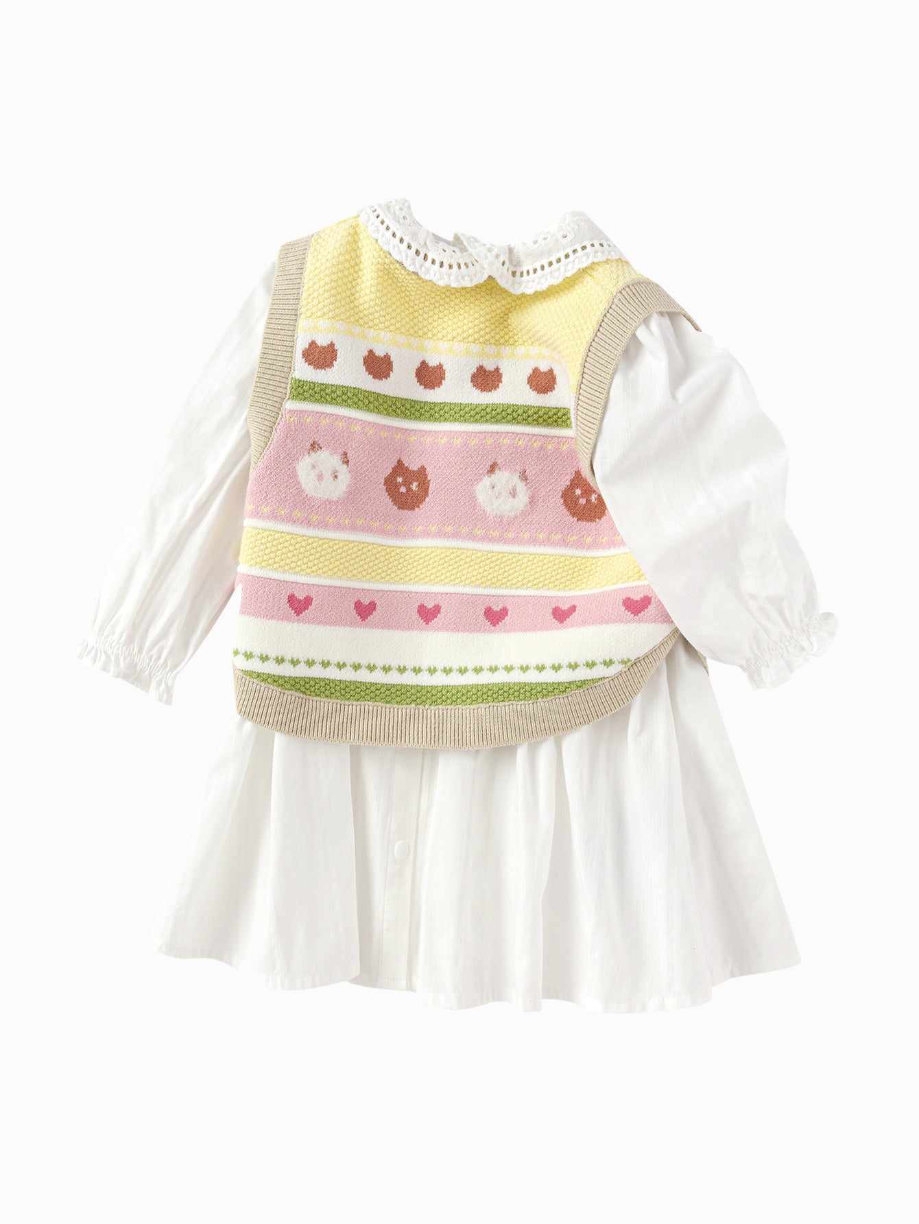 Fustan & Jelek - Sweetheart Knit Set 🧁