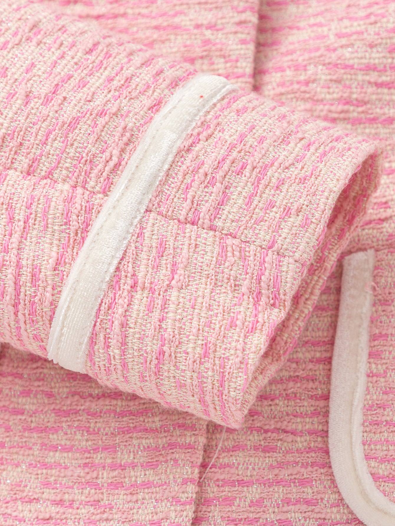 Set Xhaketë & Fund Charming Tweed – Pink 🎀