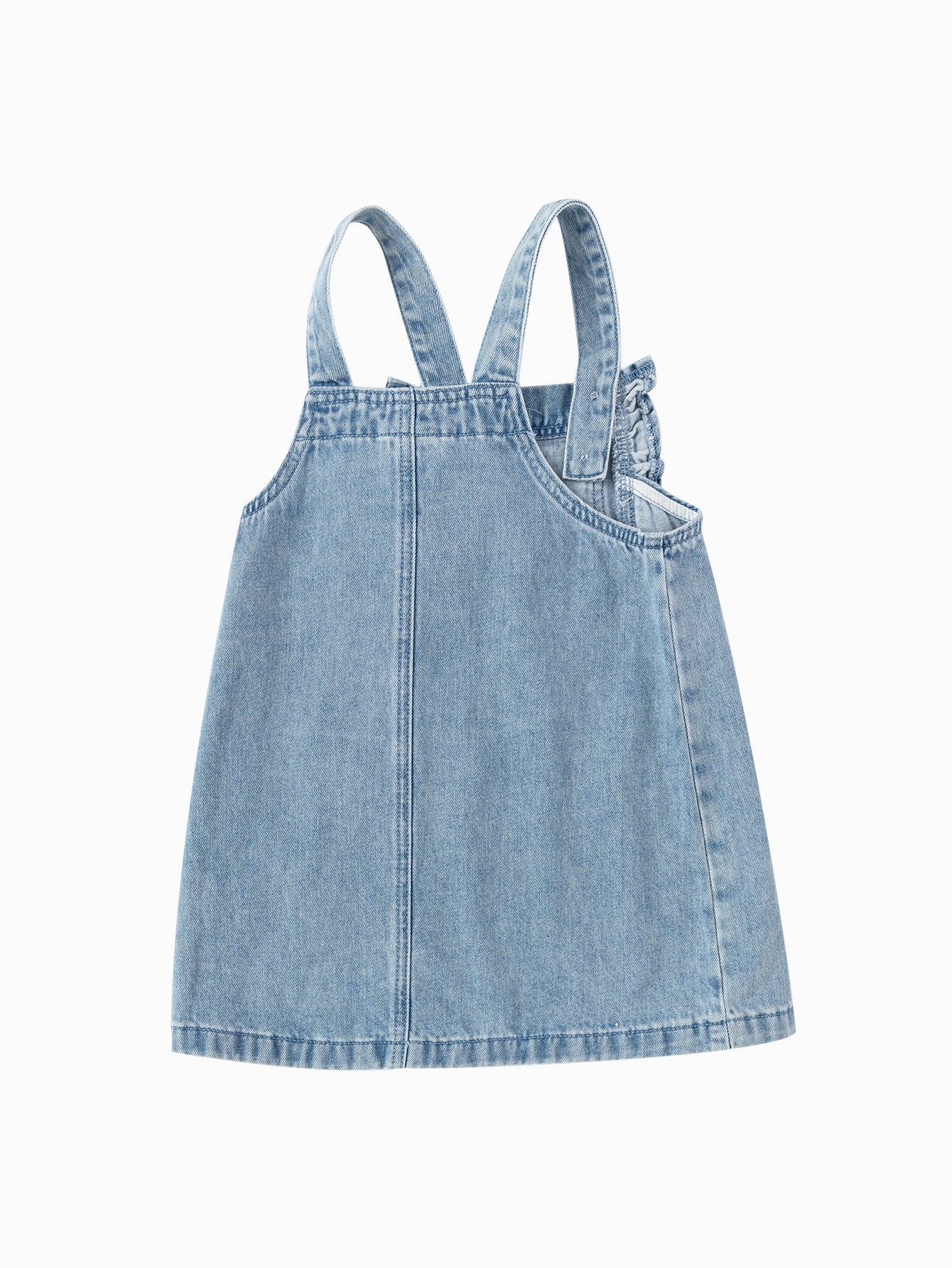 Fustan Ruffle Pocket 💙