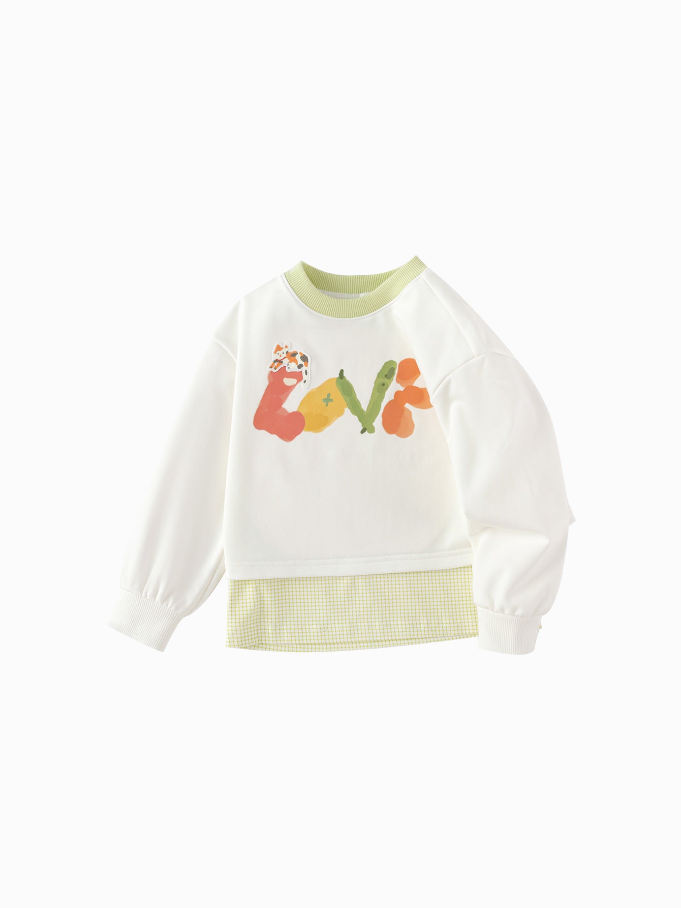 Pulovër Love – Pastel Green 💚