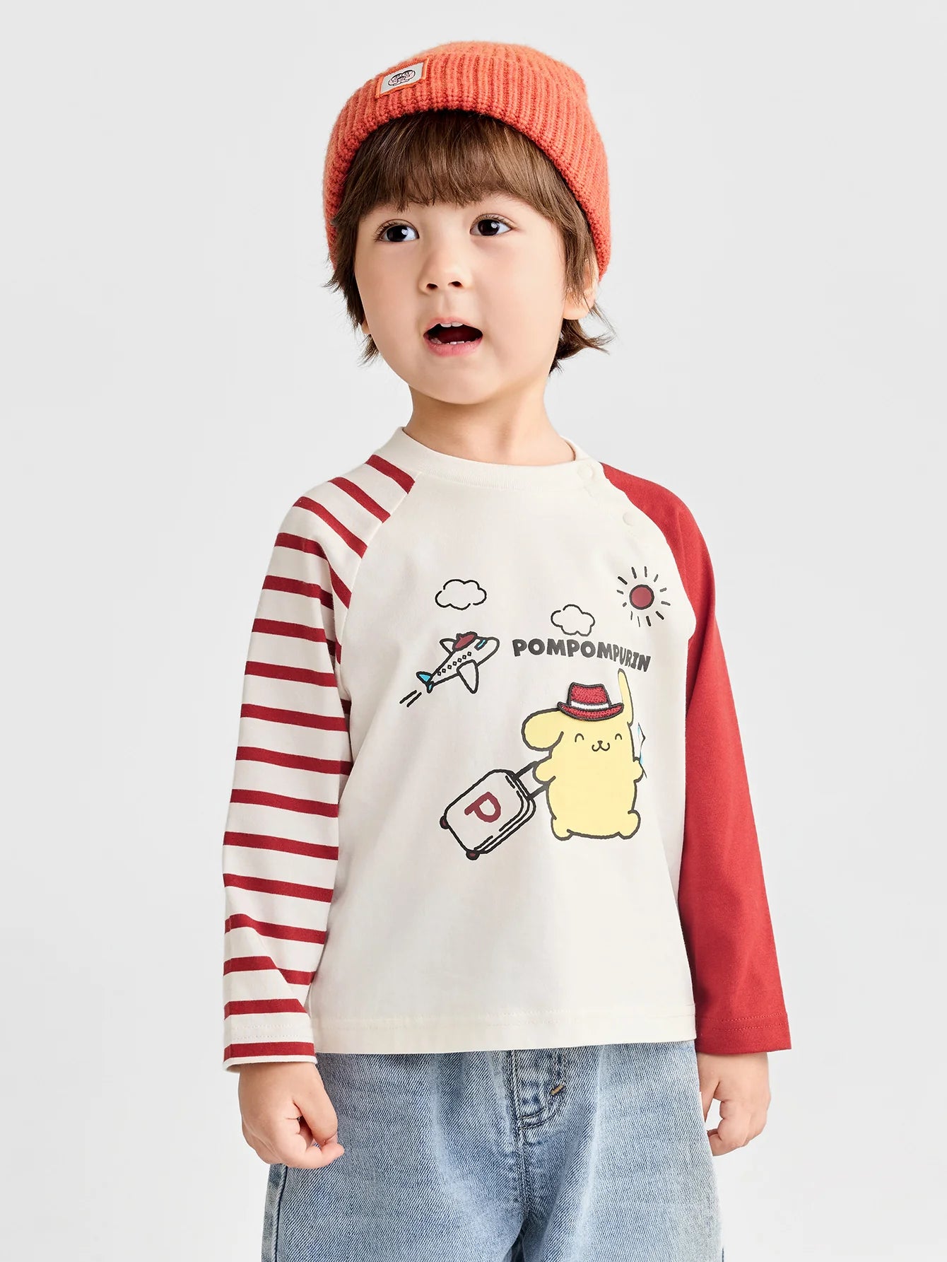 Bluzë Raglan Puppy Stripes ❤️