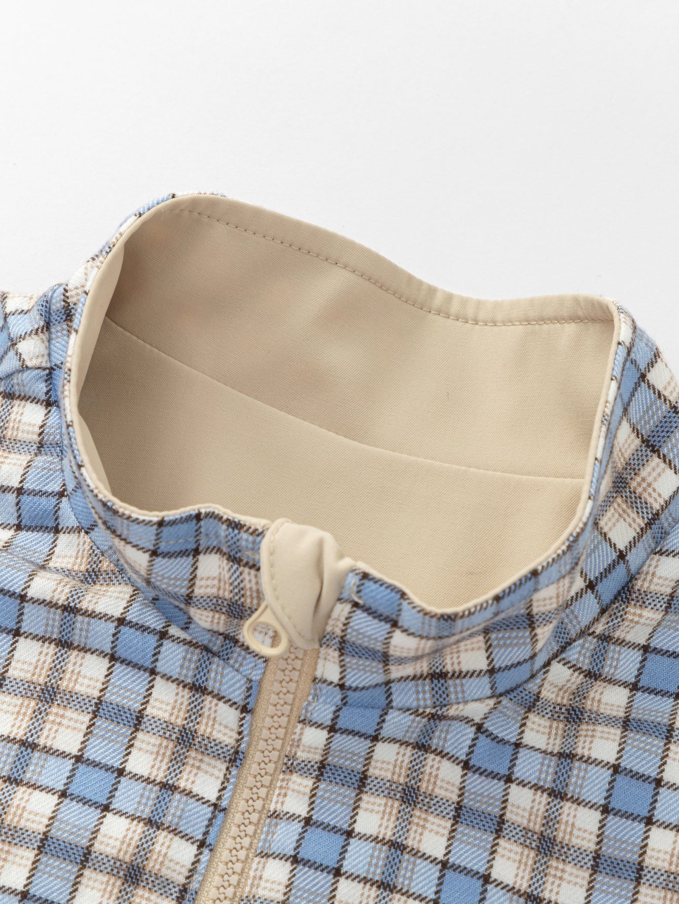 Xhaketë Duo Cozy Check Blue 💙