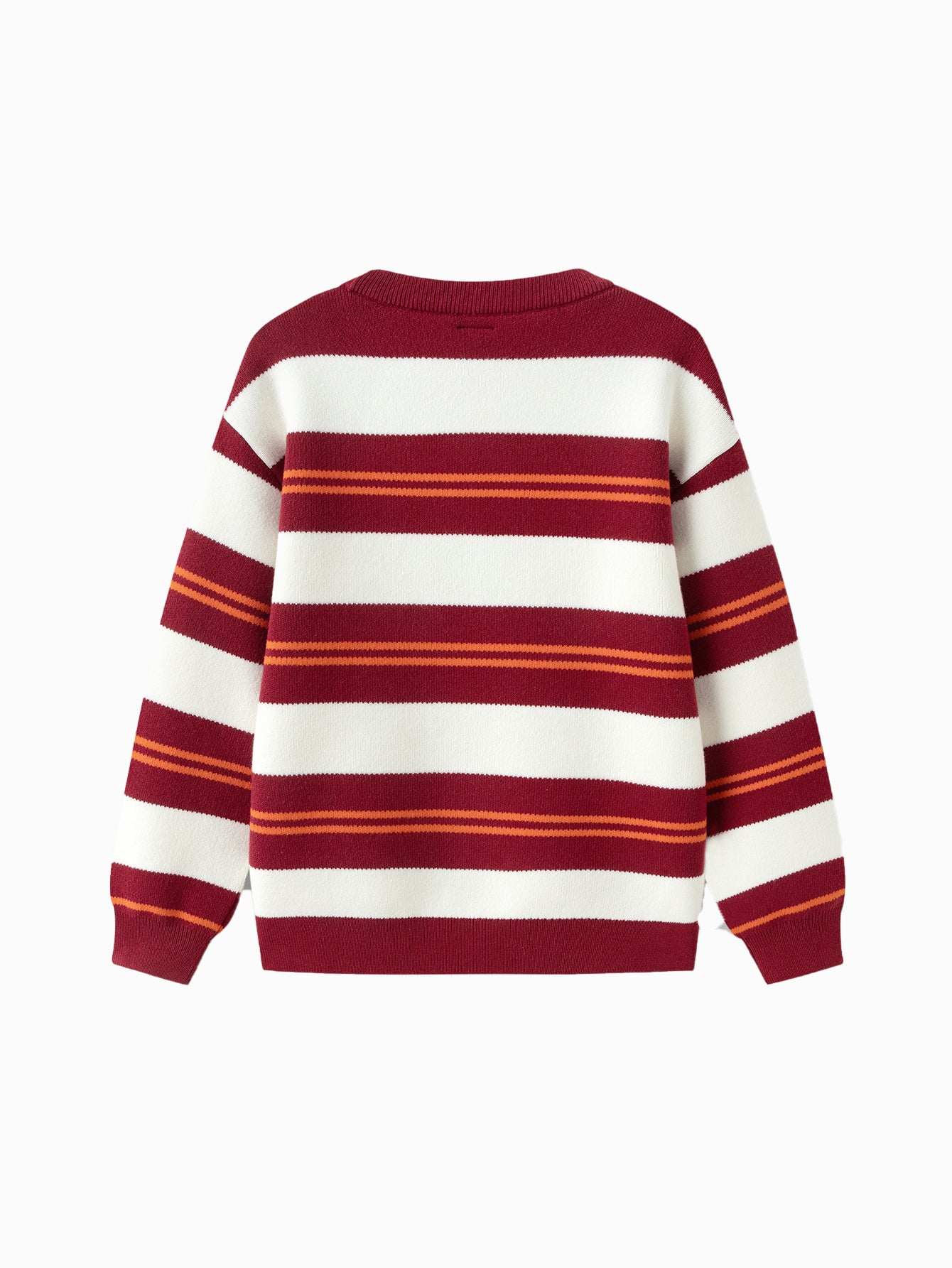 Pulovër Striped Knit – Cherry & Cream 🍒