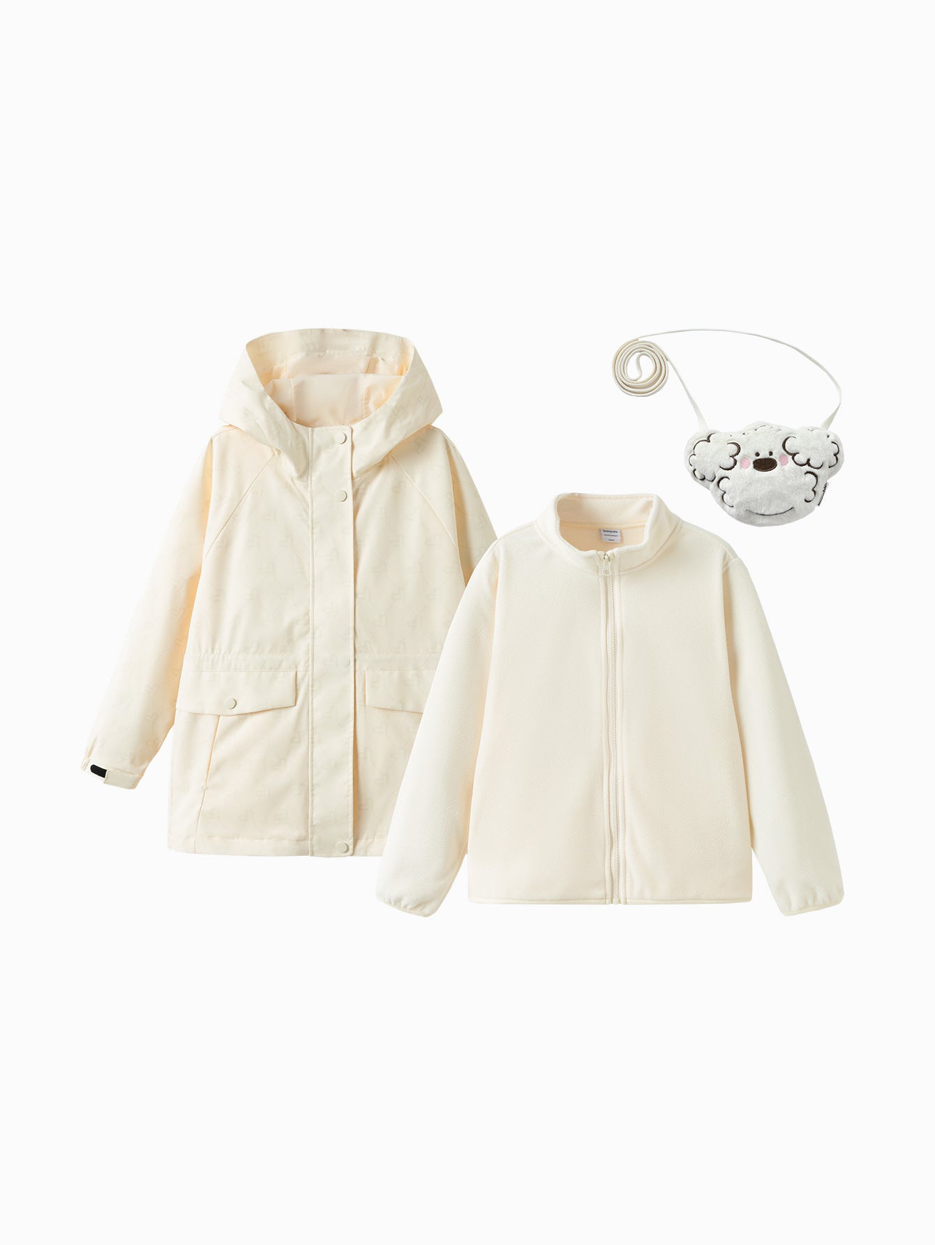 Xhaketë Hooded – Krem 🐶