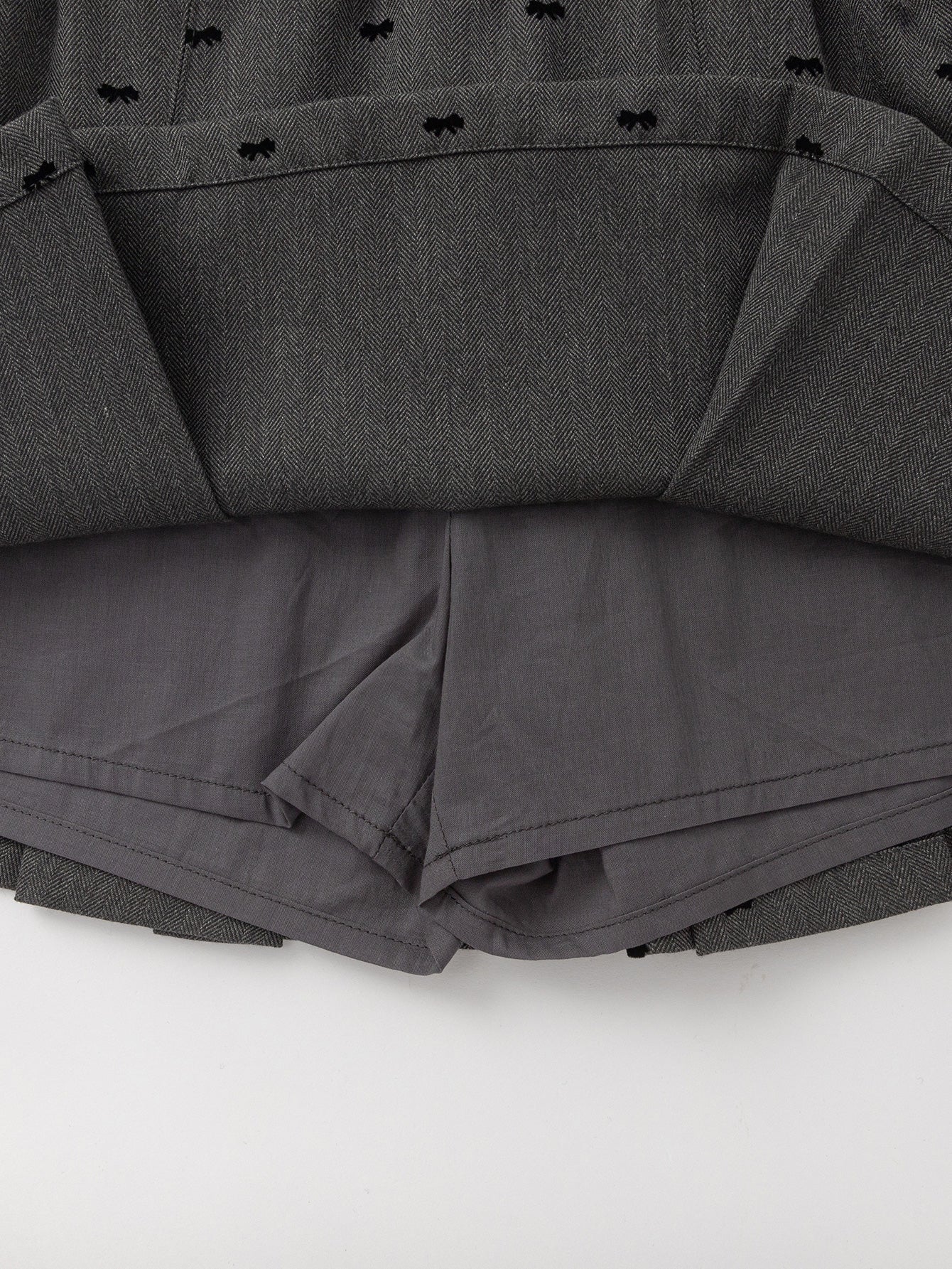 Set Jelek & Fund Charcoal Dots Layered🖤