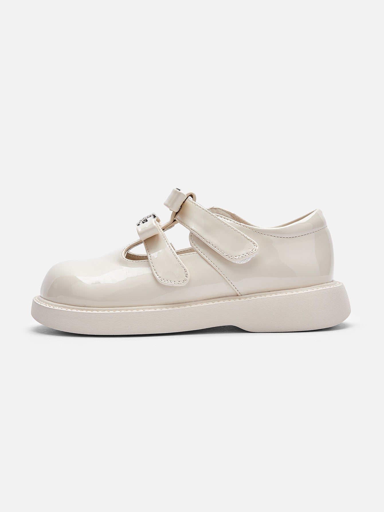 Mokasina Mary Jane – Cream Glow ✨