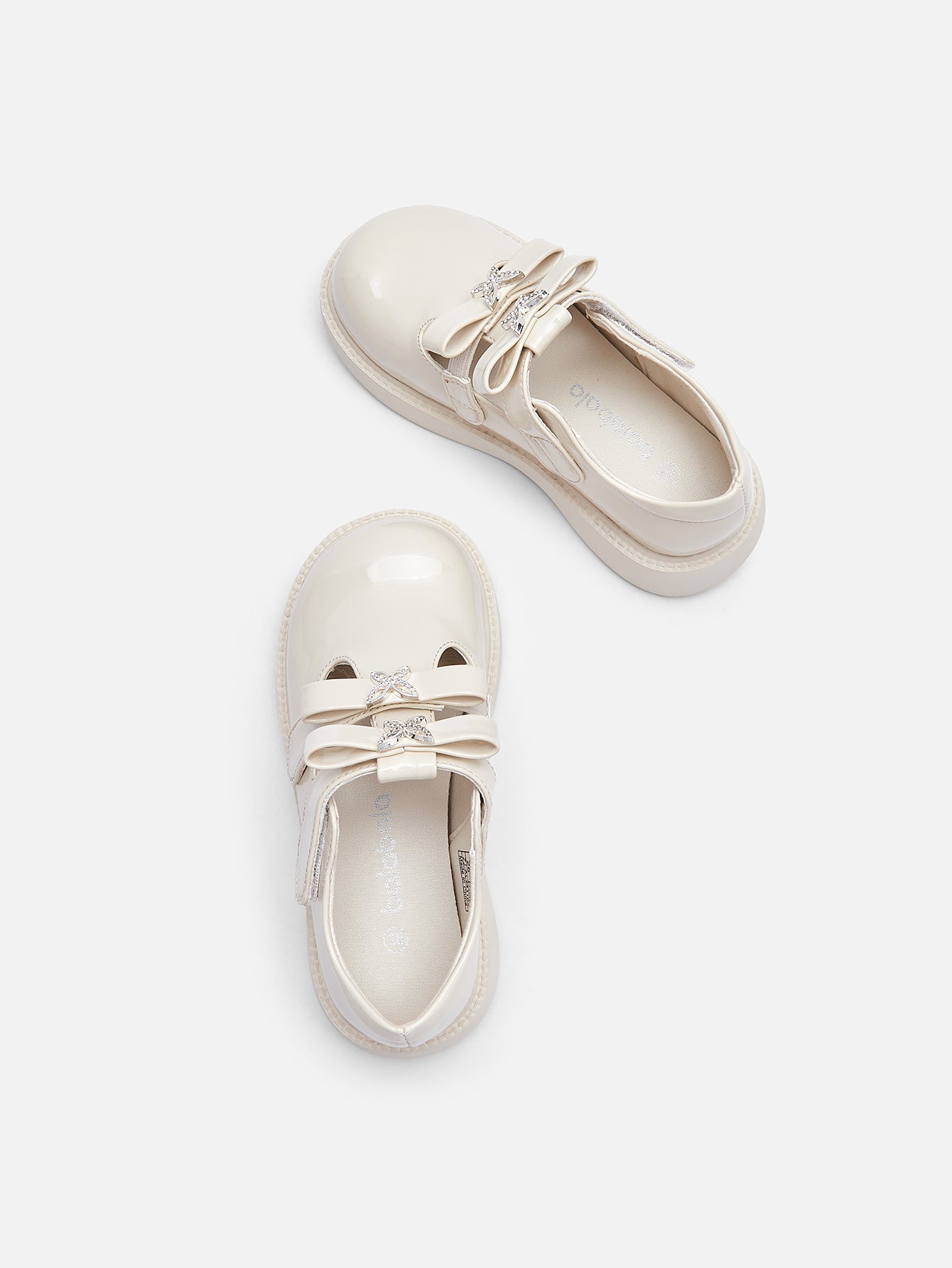 Mokasina Mary Jane – Cream Glow ✨