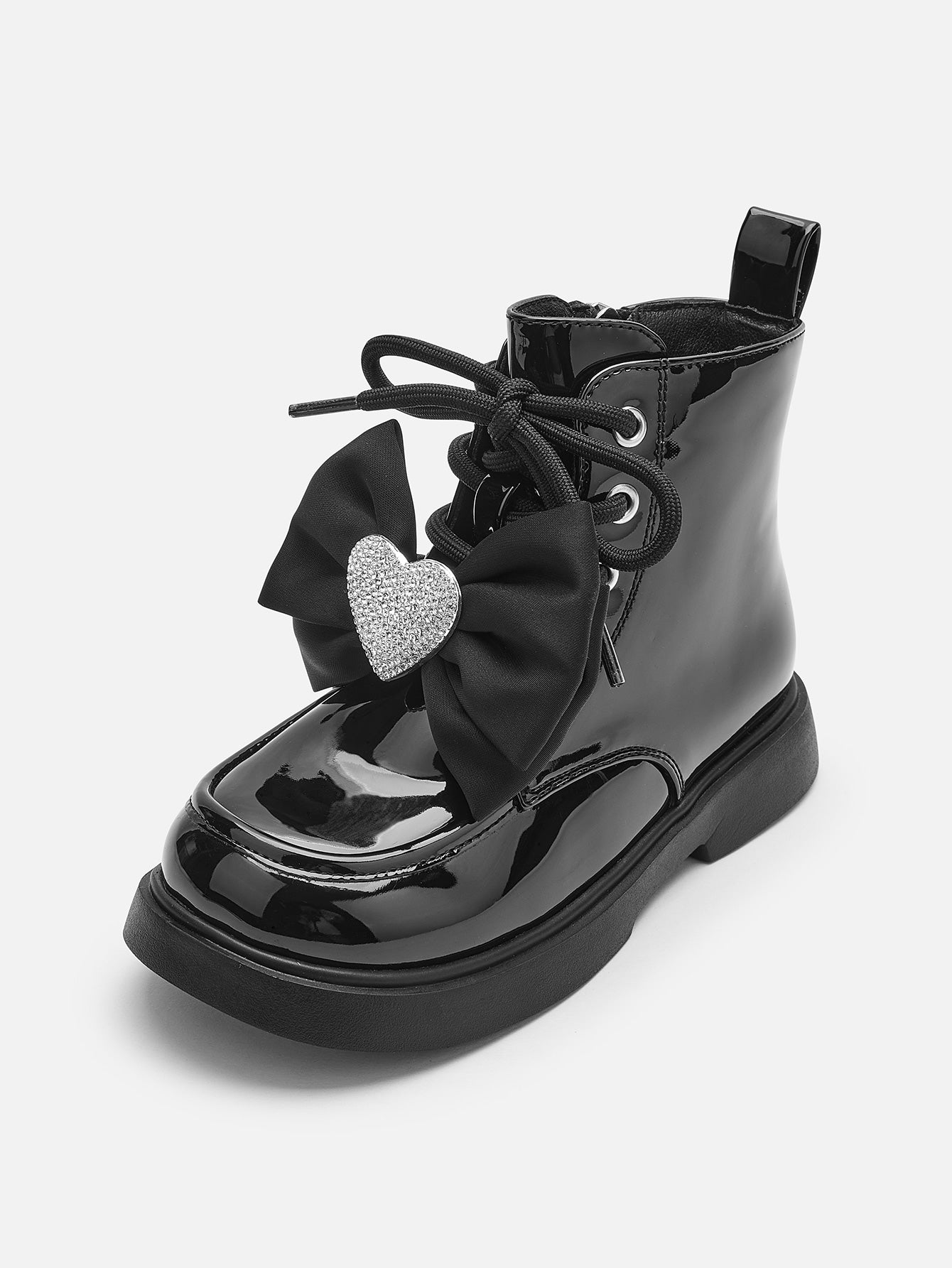 Çizme Shiny Bow – Black 🖤