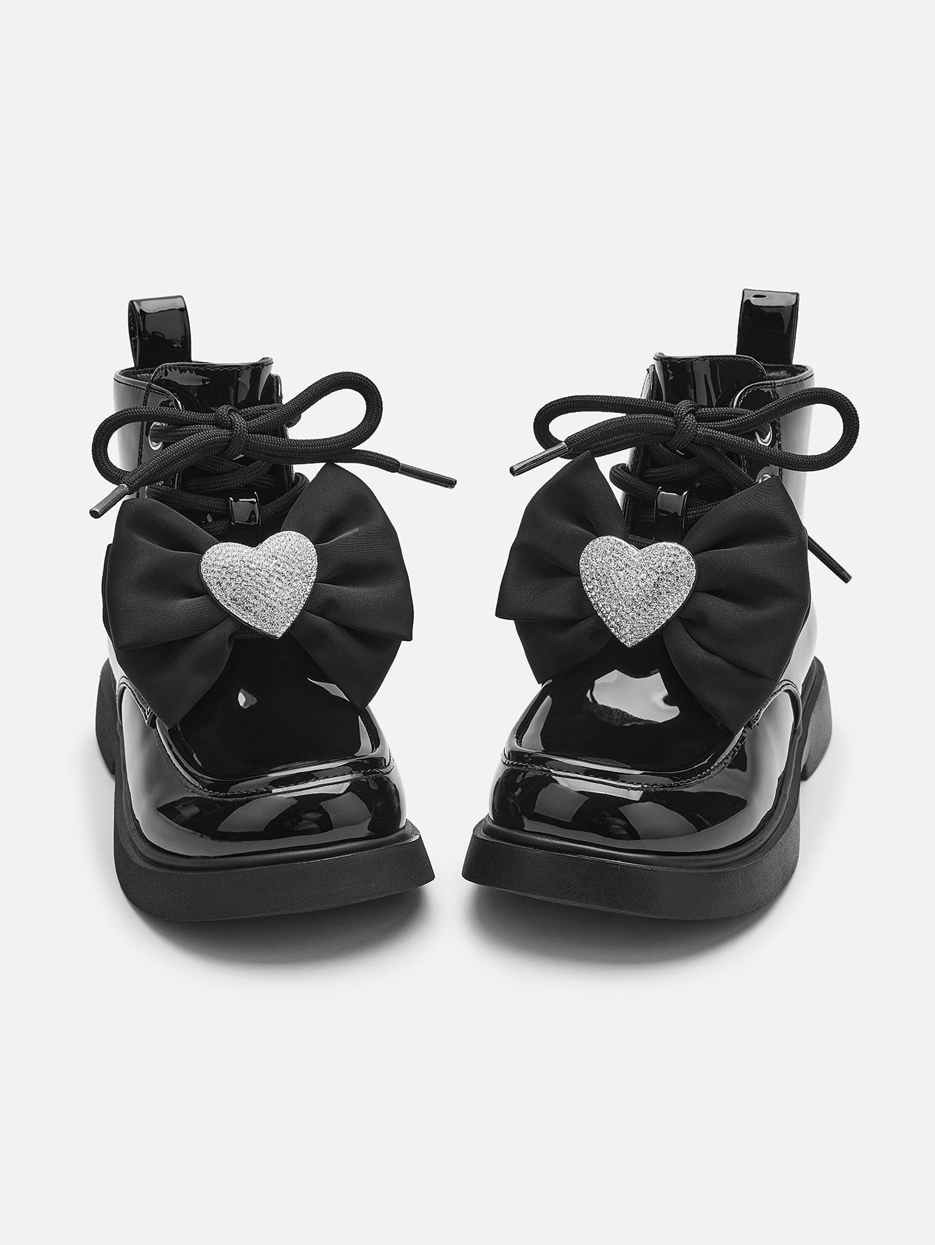 Çizme Shiny Bow – Black 🖤