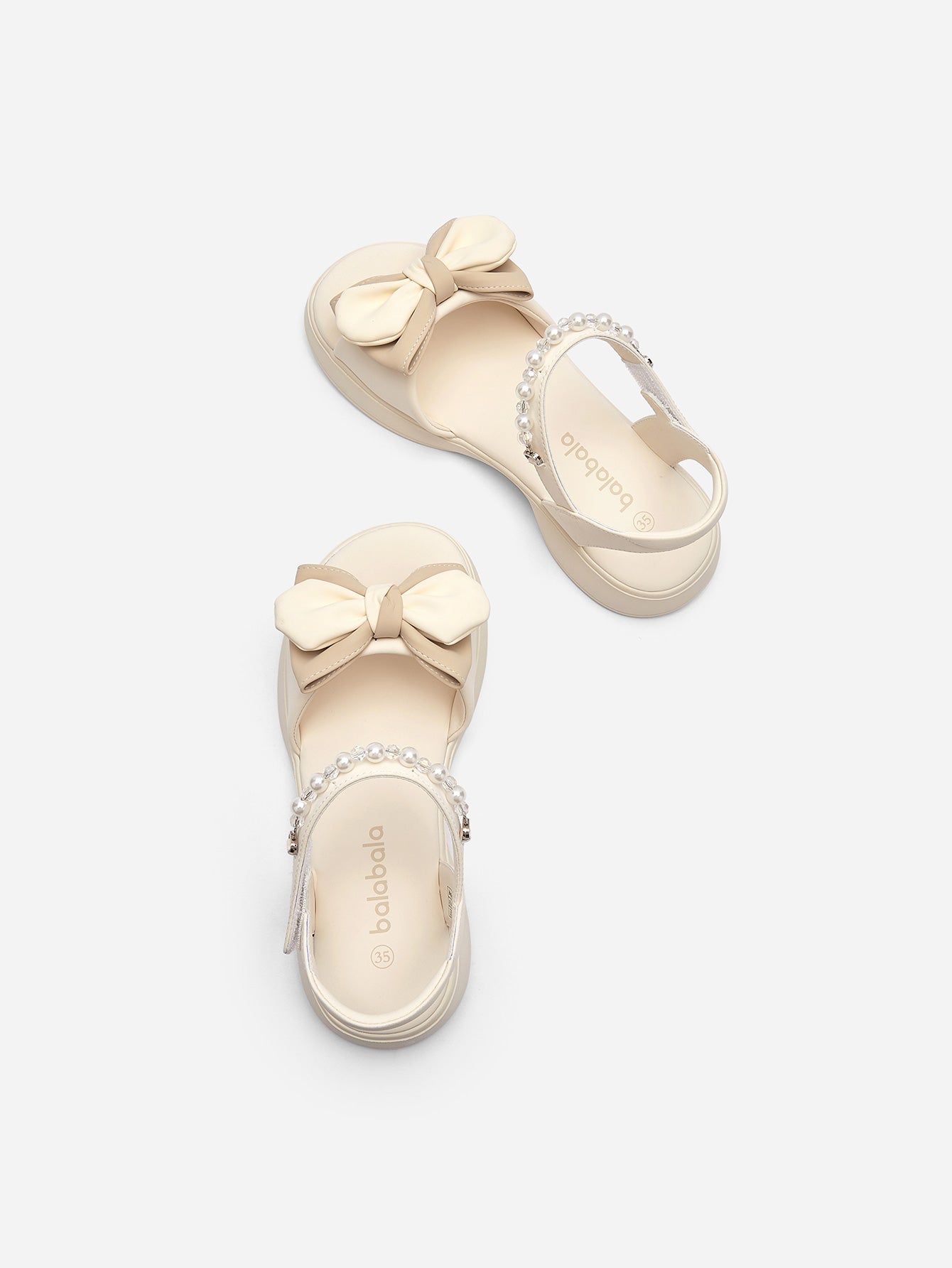 Sandale Pearl Bow Party 🎀