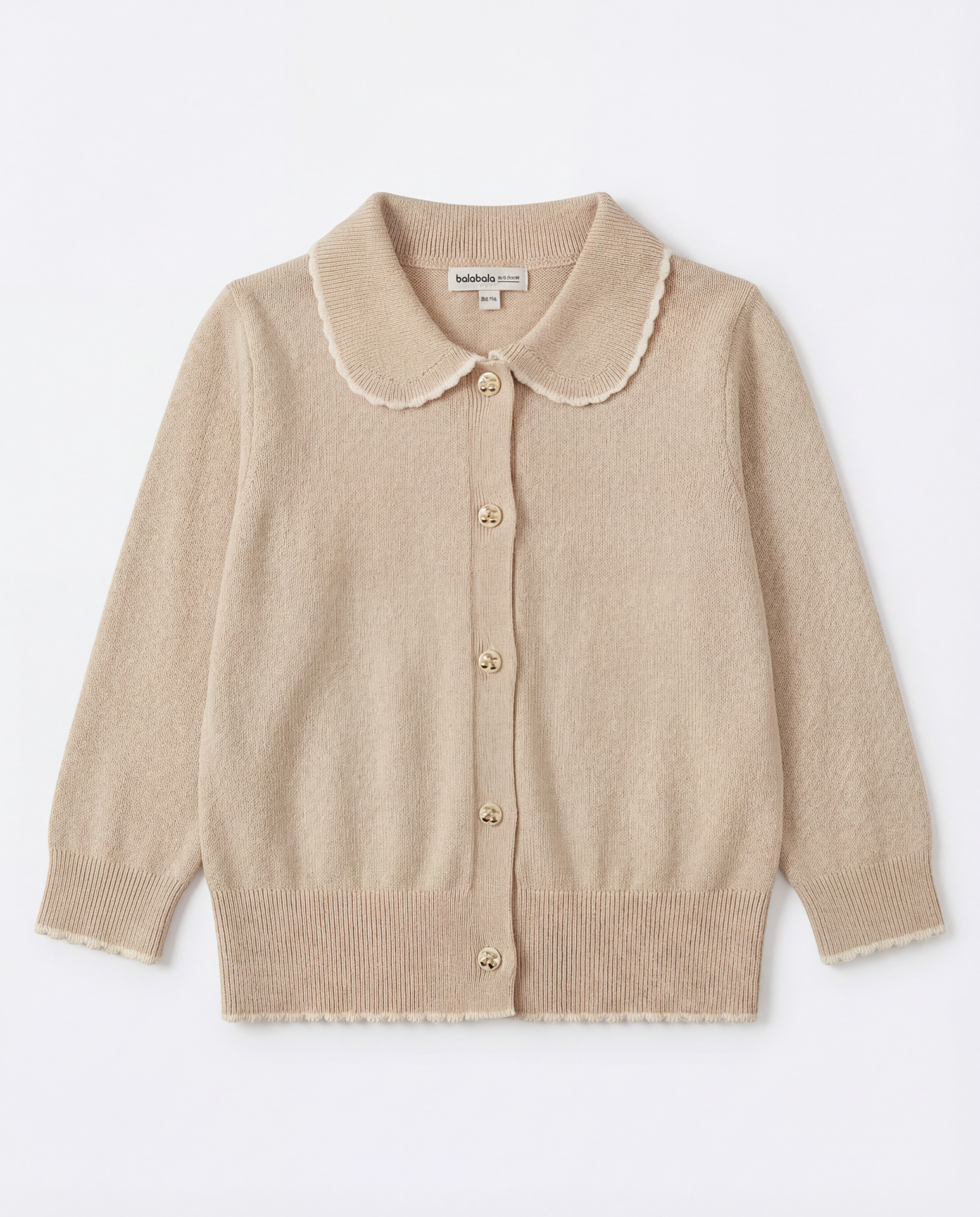 Pulover - Pearl Trim Knit Cardigan 🤎