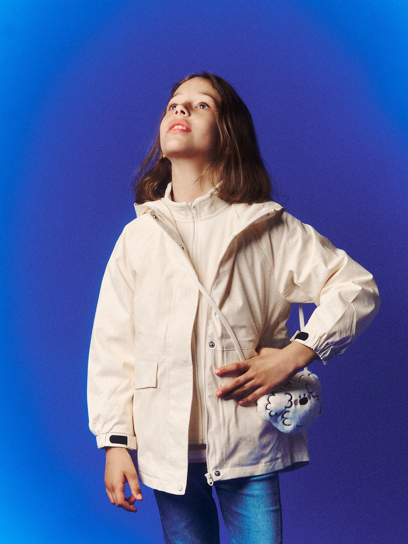 Xhaketë Hooded – Krem 🐶