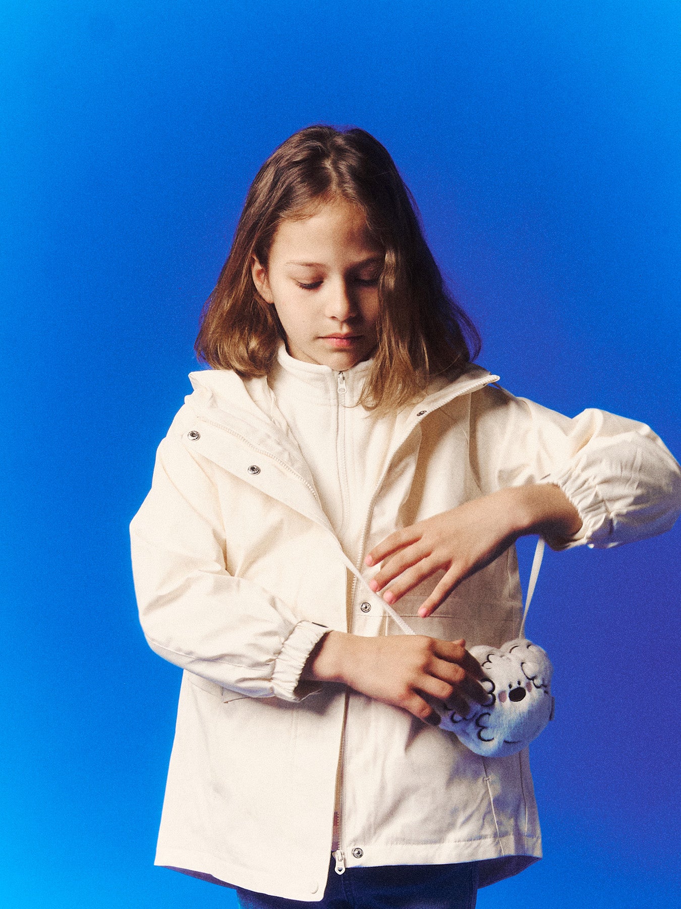 Xhaketë Hooded – Krem 🐶