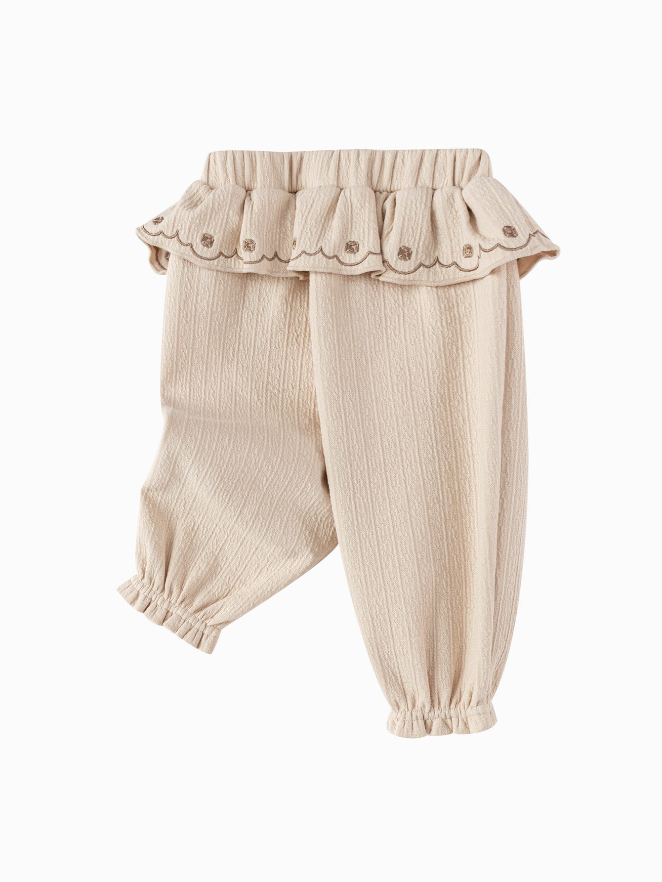 Tuta Ruffle Waist - Bezhë