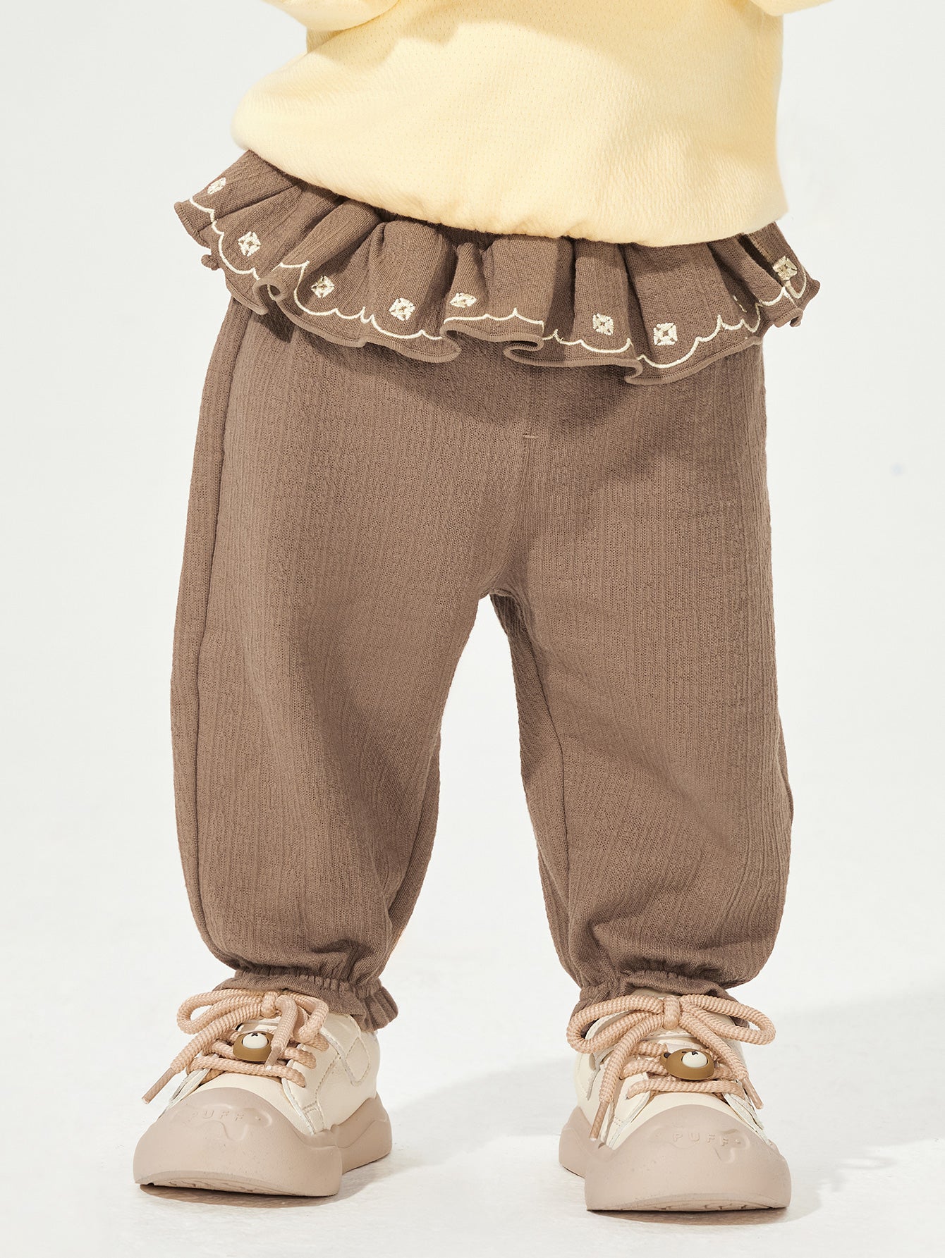 Tuta Ruffle Waist - Kafe 🍫