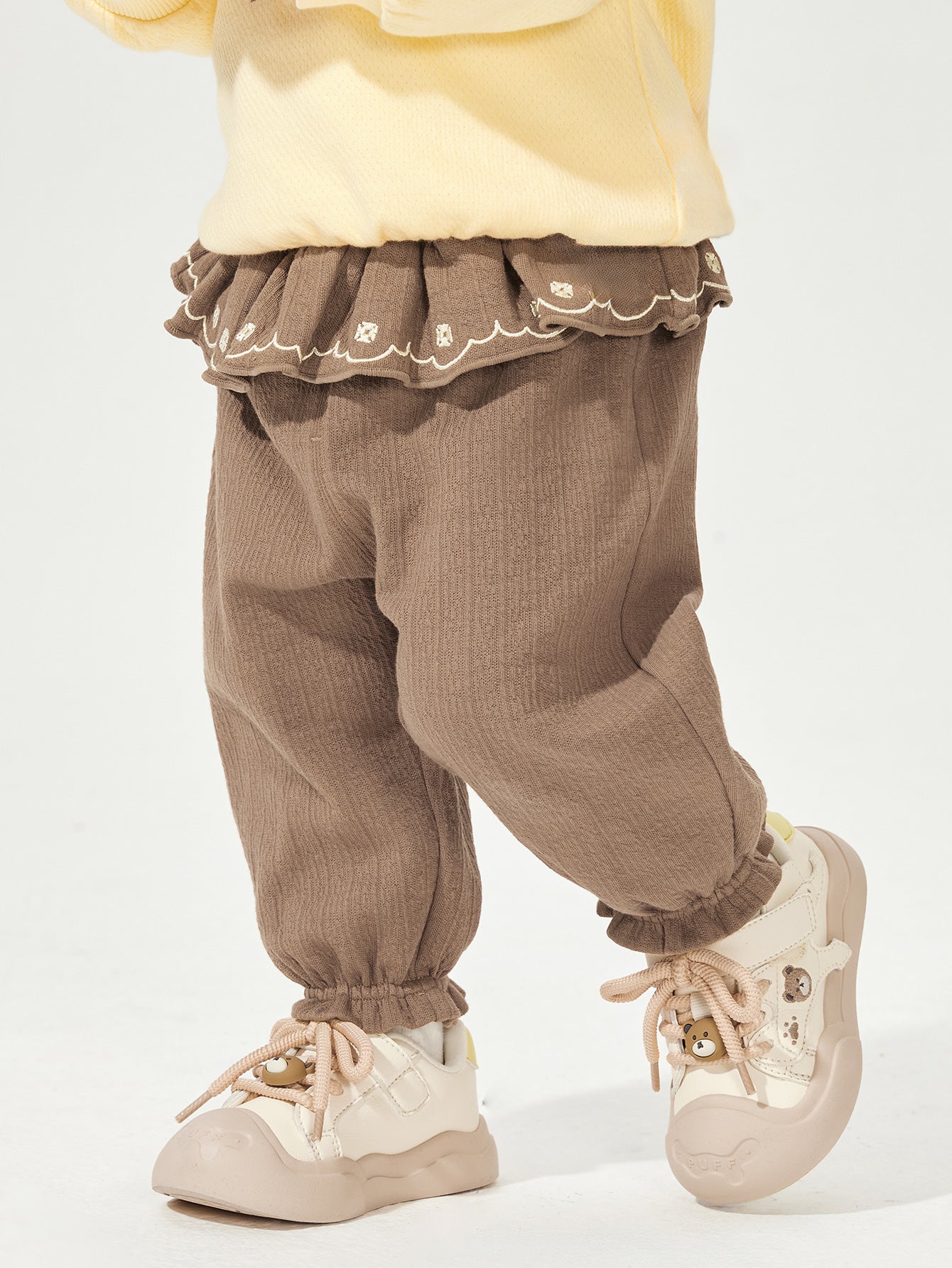 Tuta Ruffle Waist - Kafe 🍫