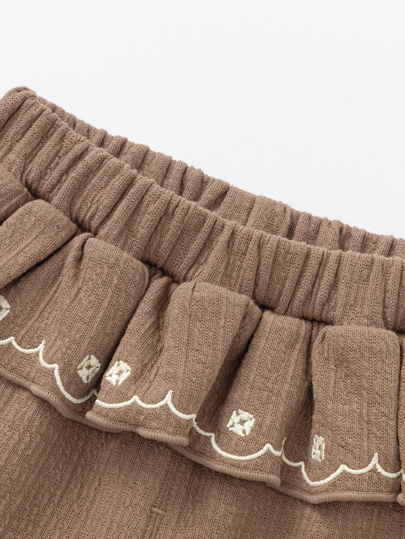 Tuta Ruffle Waist - Kafe 🍫