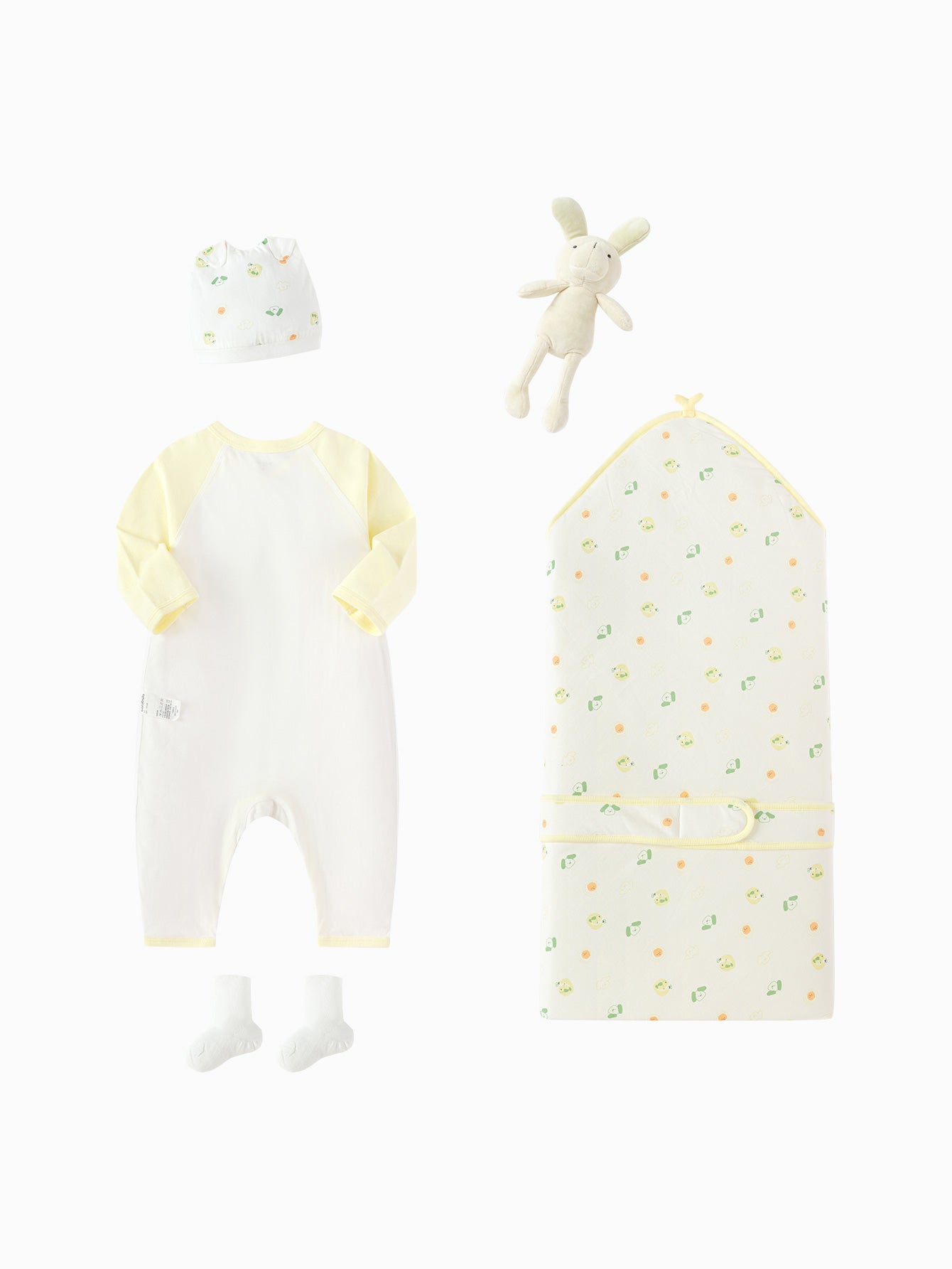 Set dhuratë për bebe Sweet Dreams 🌙 - Yellow