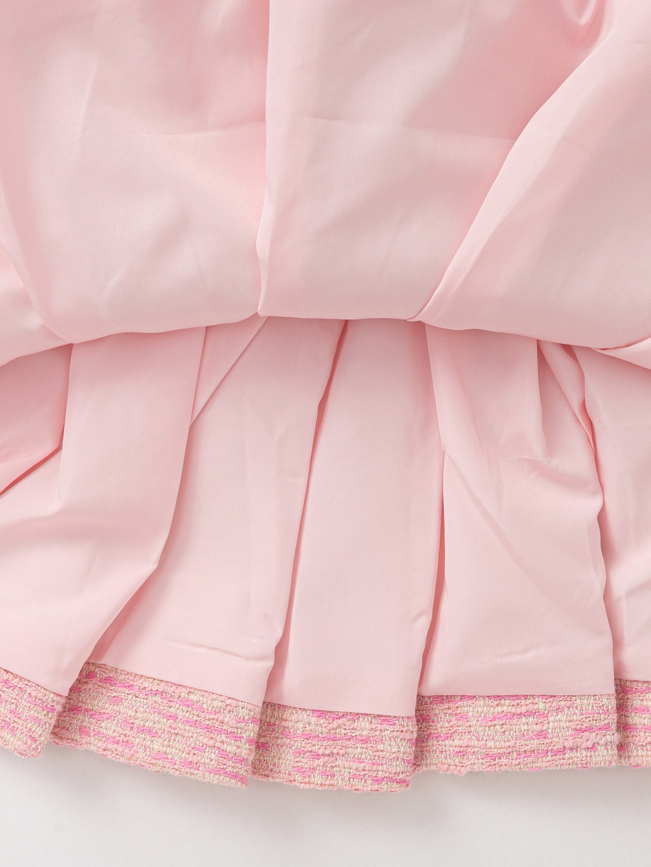 Set Xhaketë & Fund Charming Tweed – Pink 🎀