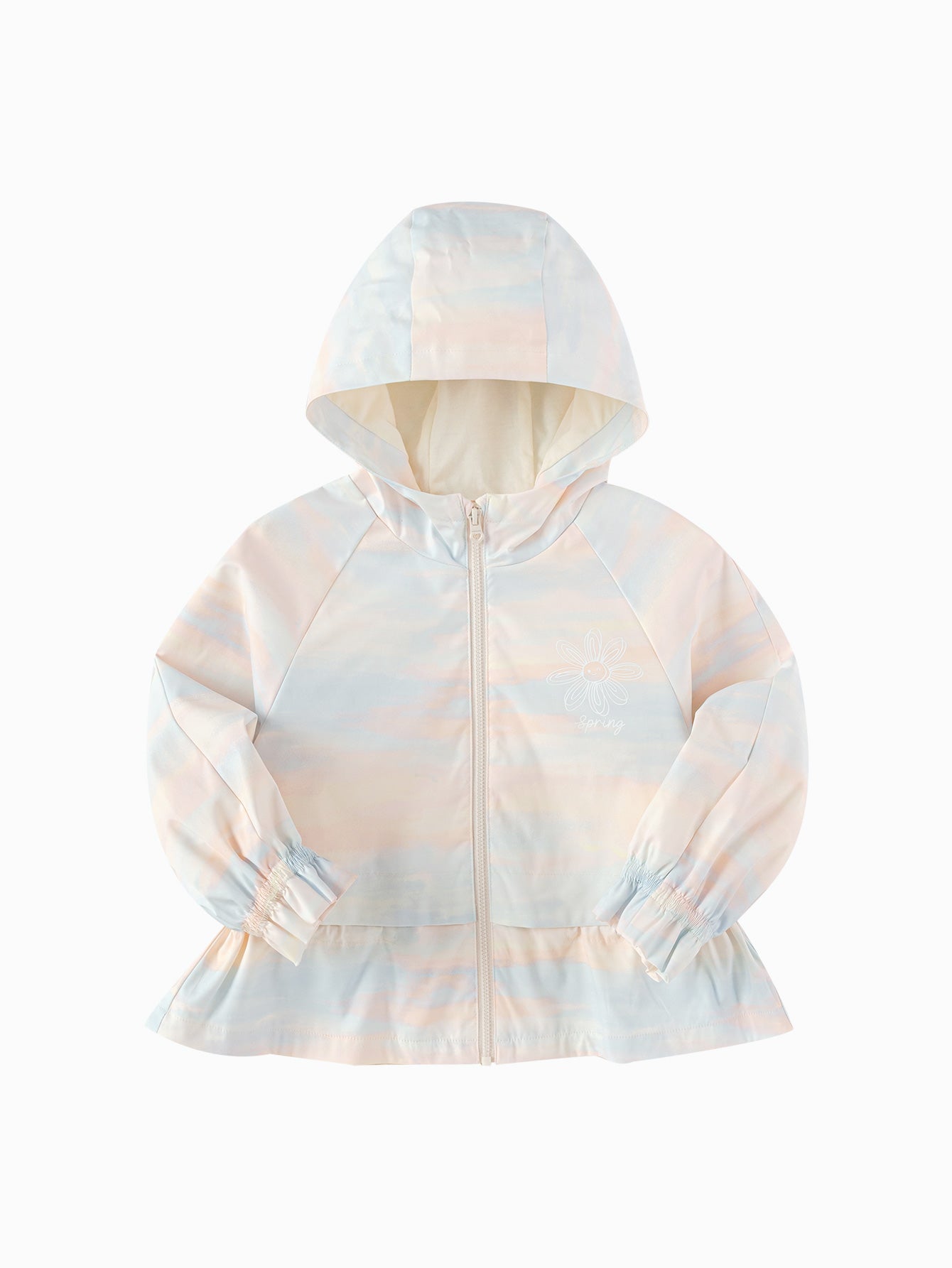 Xhaketë Sunset Bloom Ruffle Windbreaker 🌈