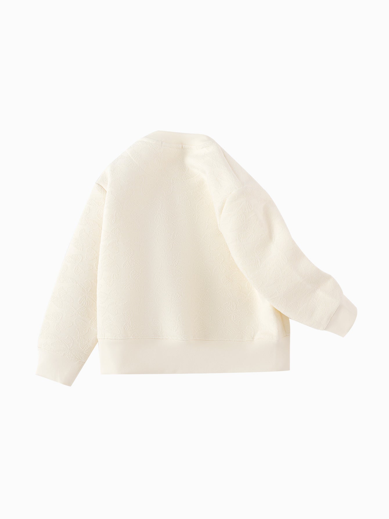 Pulovër Bird & Blossom – Krem 🐦