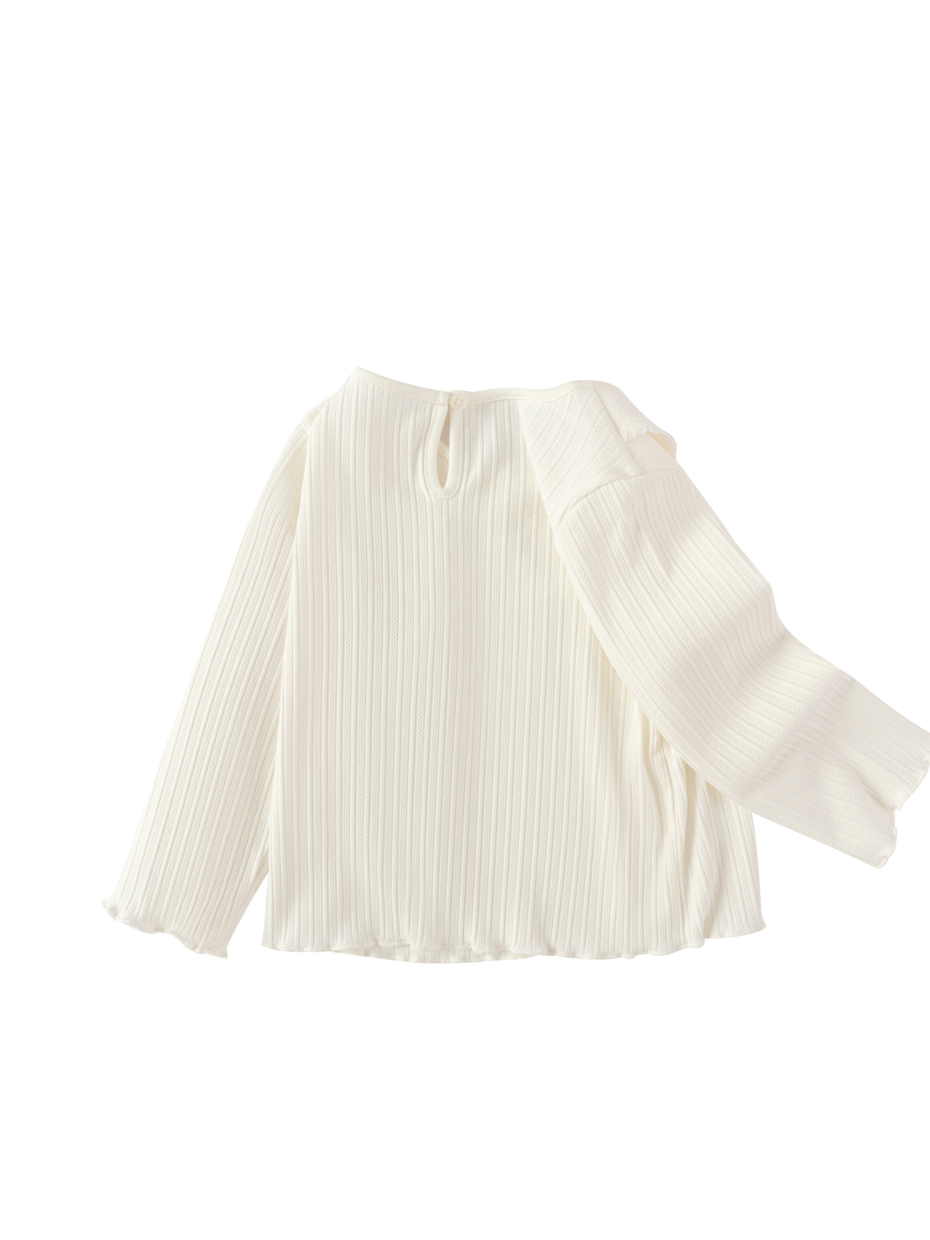 Bluza Cream Petal Rib 🤍