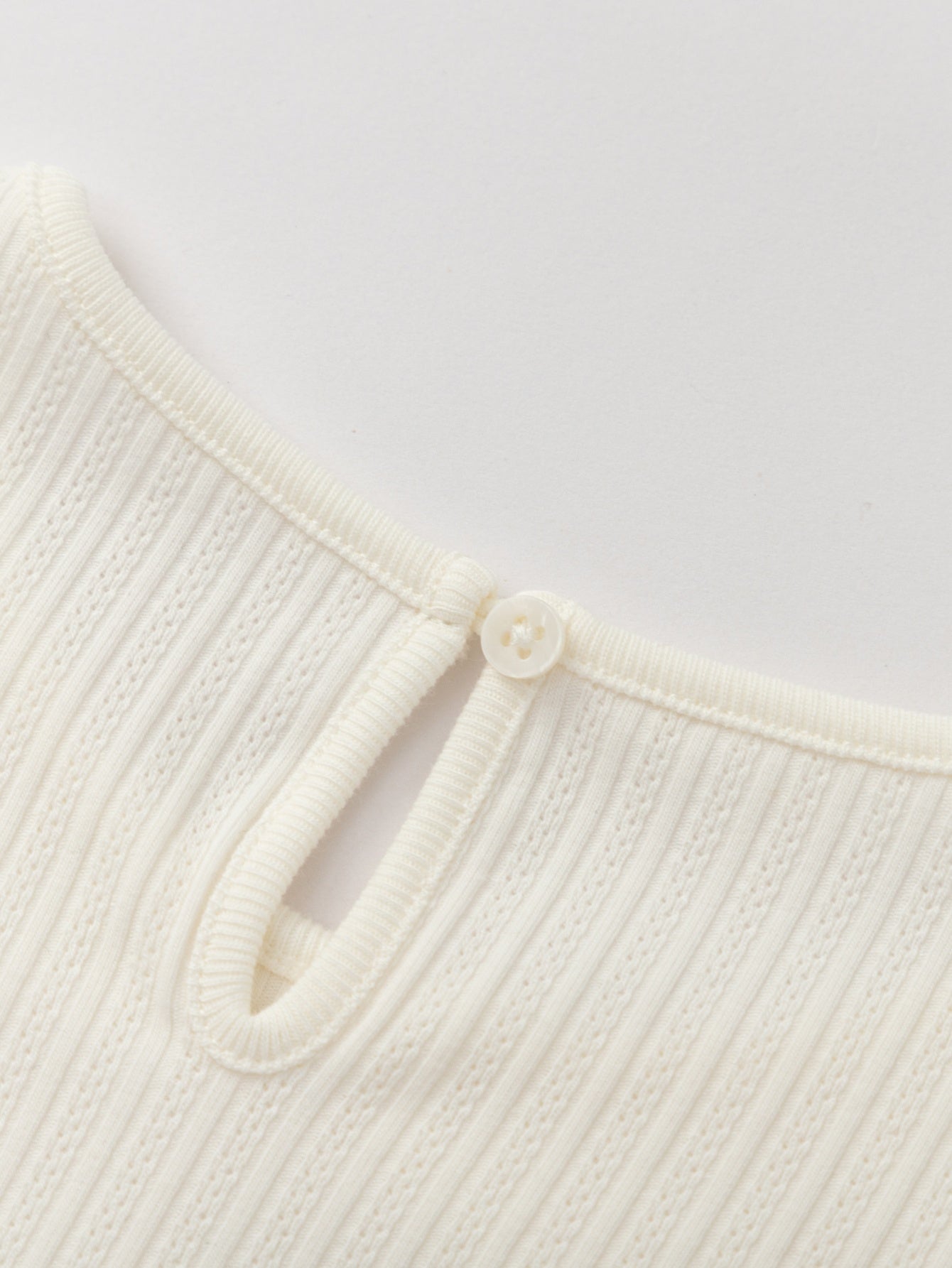 Bluza Cream Petal Rib 🤍