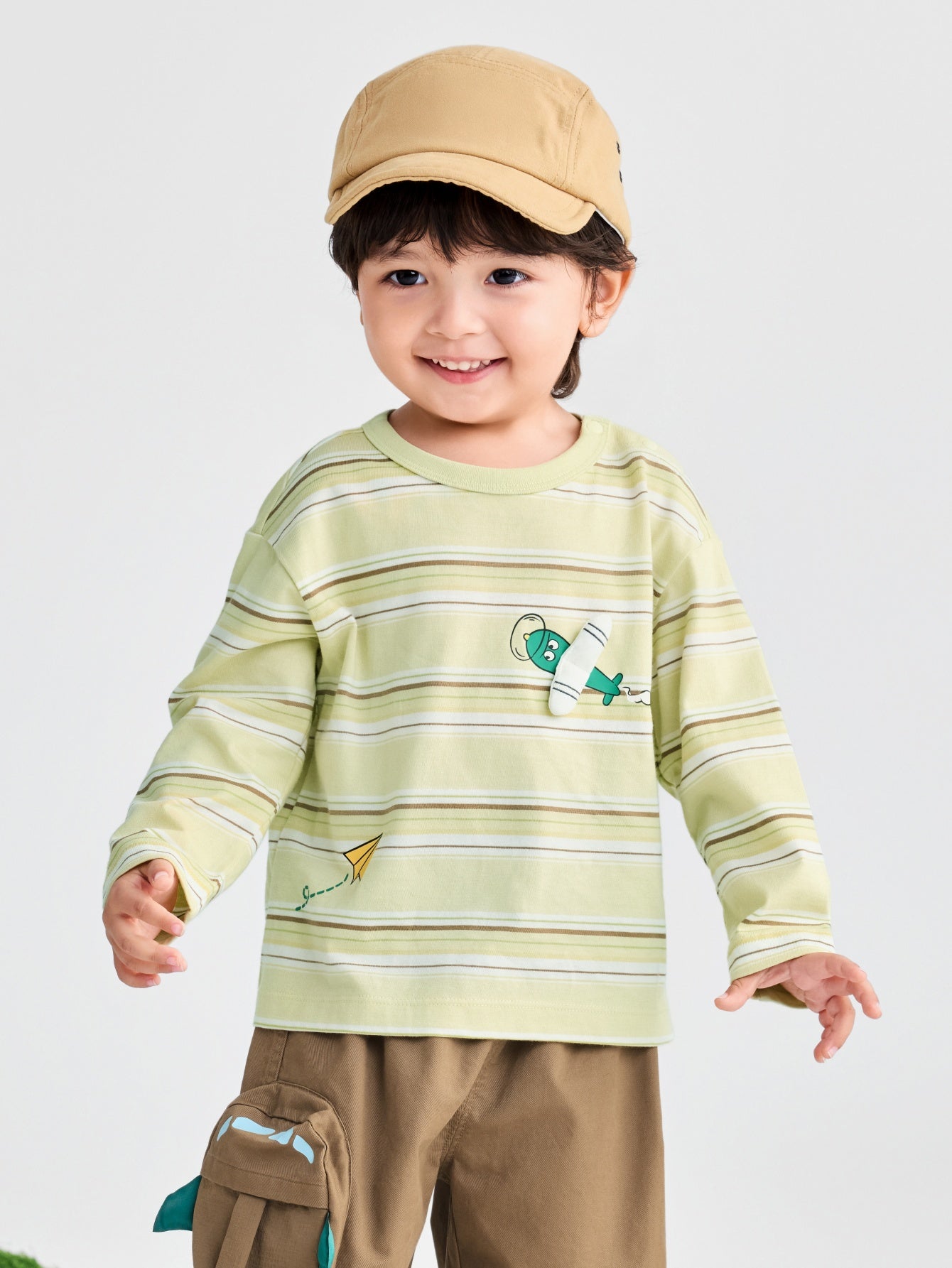 Bluza Stripe Dino Mint 🦕