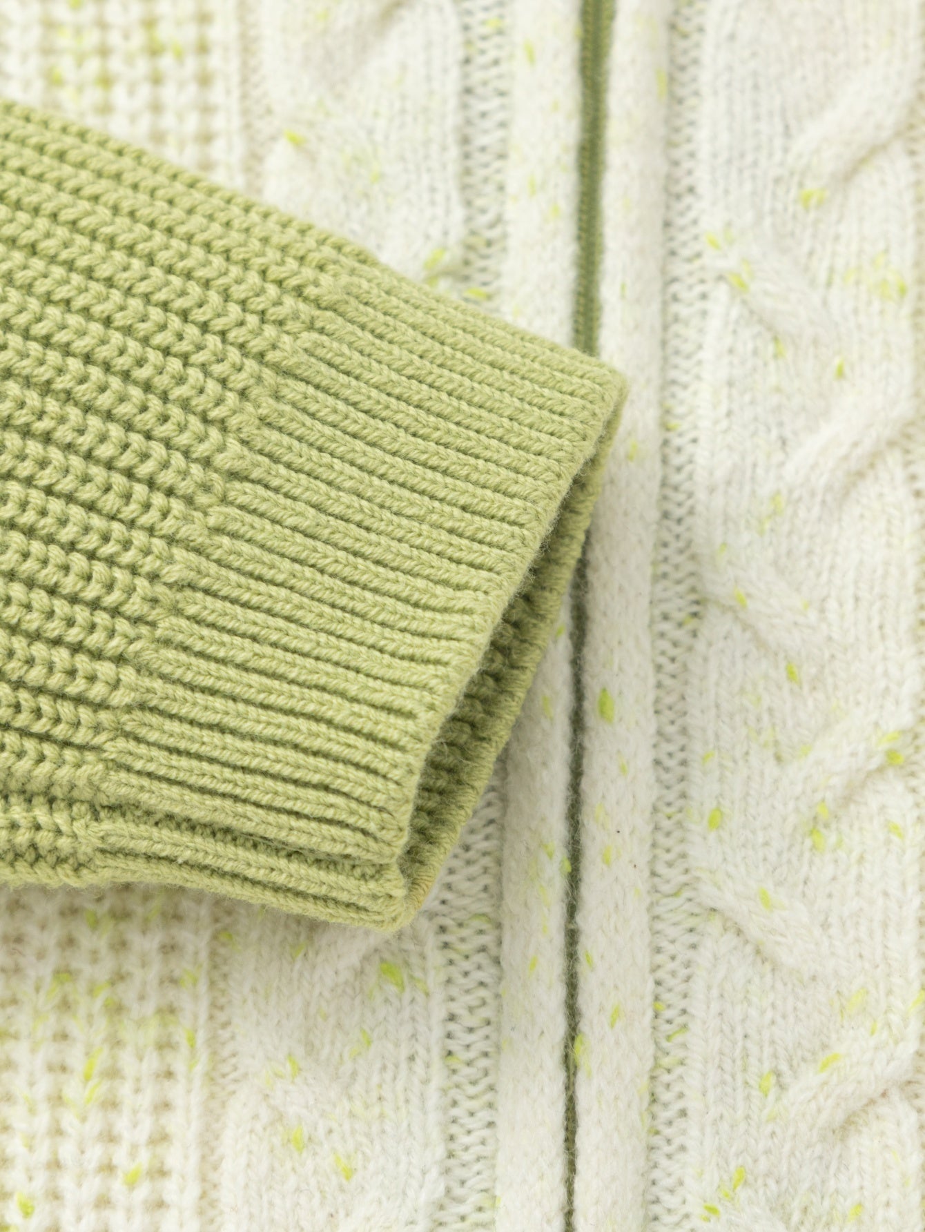 Pulovër Cardigan Meadow Knit Green 🌿
