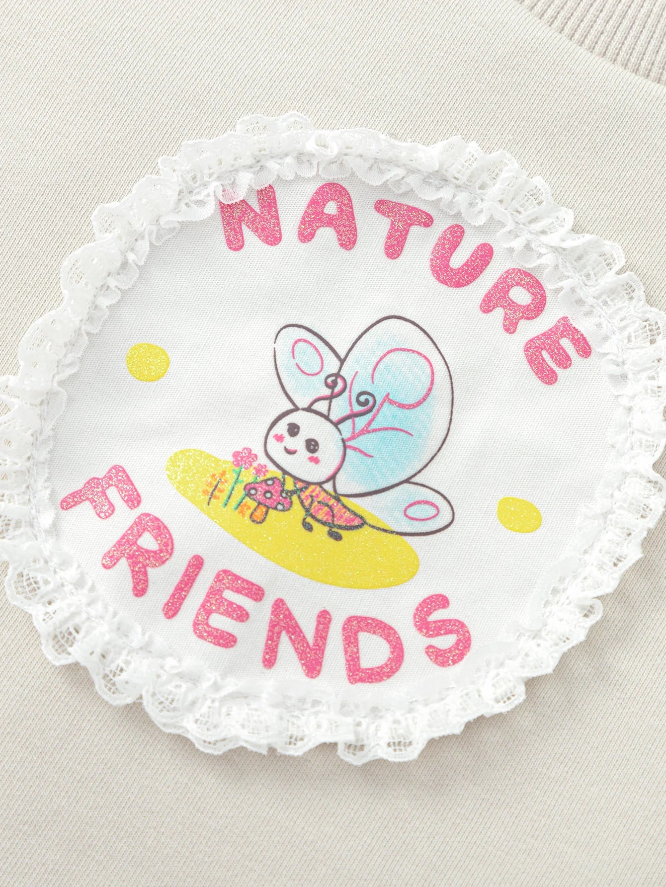 Pulovër Nature Friends Layered Crew 🤍