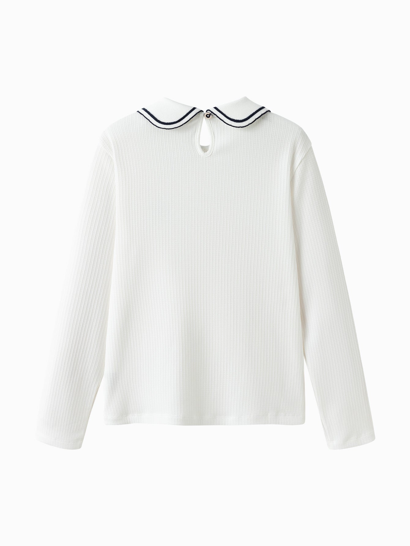 Pulovër Elegant Touch – White ✨🌼