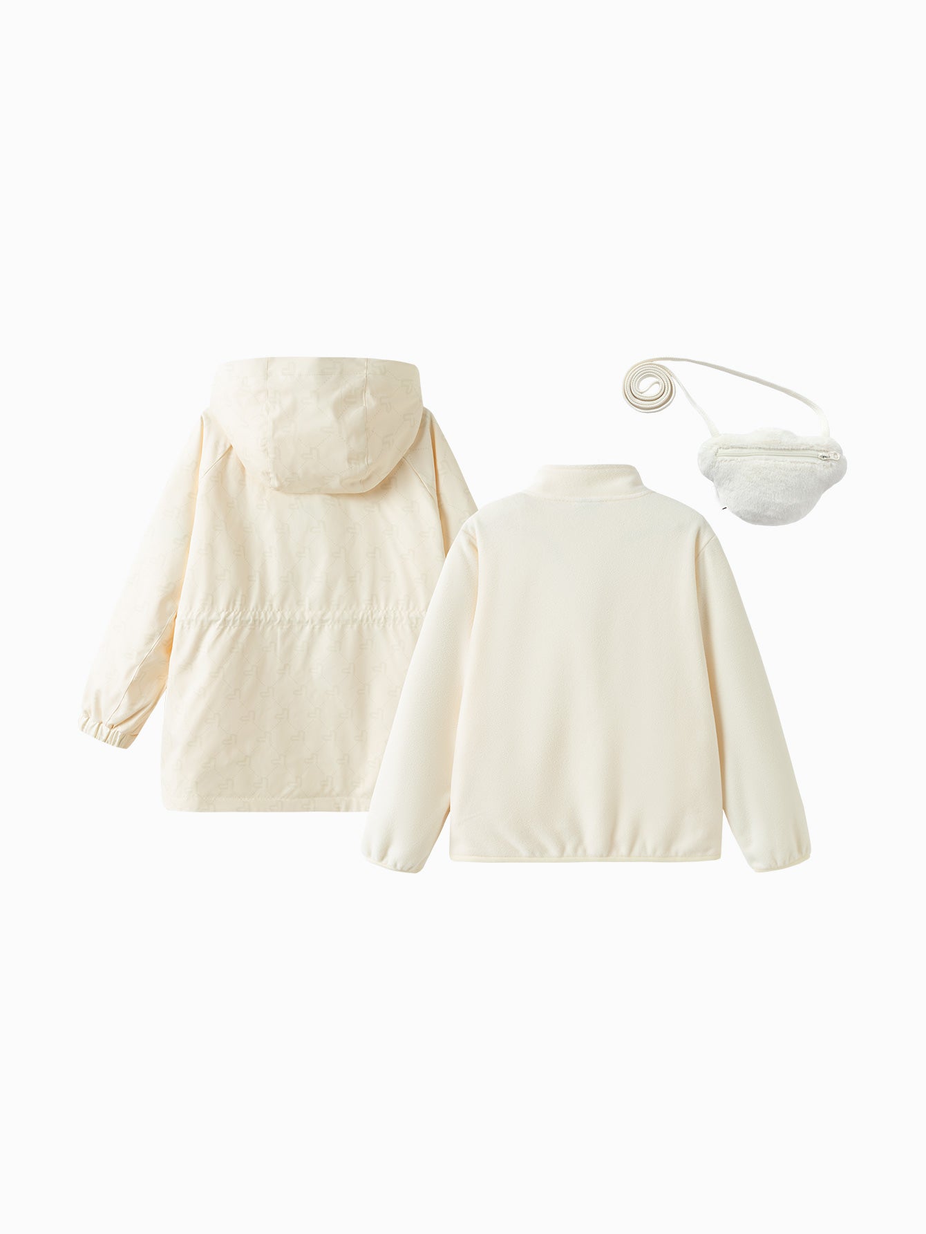 Xhaketë Hooded – Krem 🐶