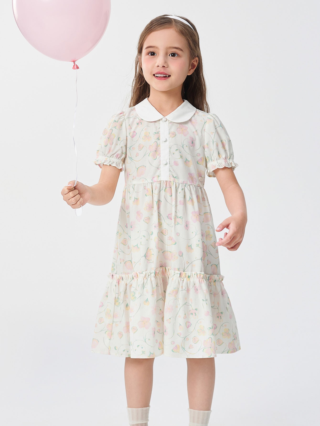 Fustan Garden Party Flutter 🌷