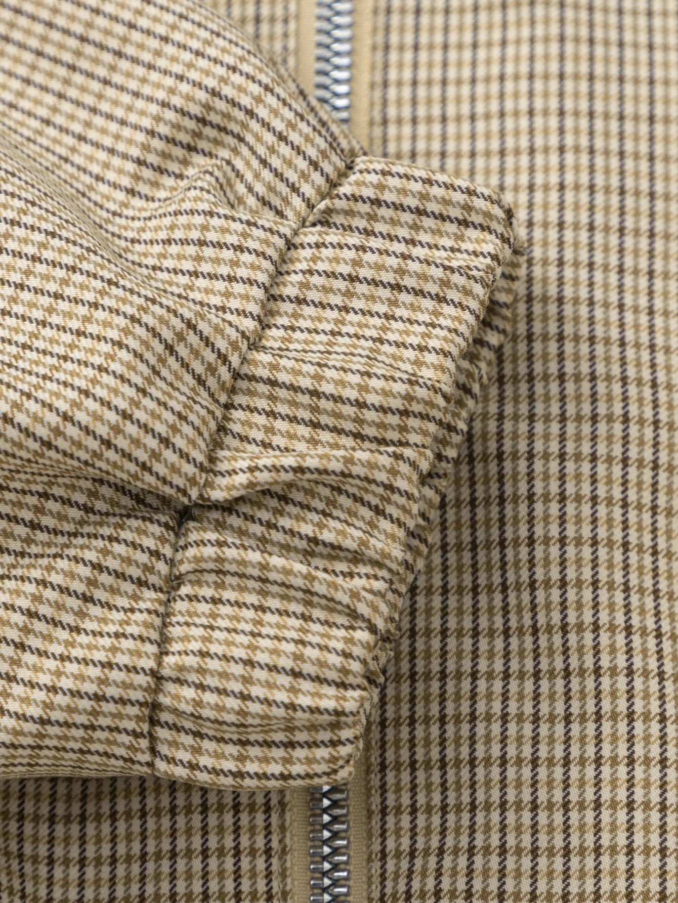 Xhaketë Cozy Check Zip 🤎