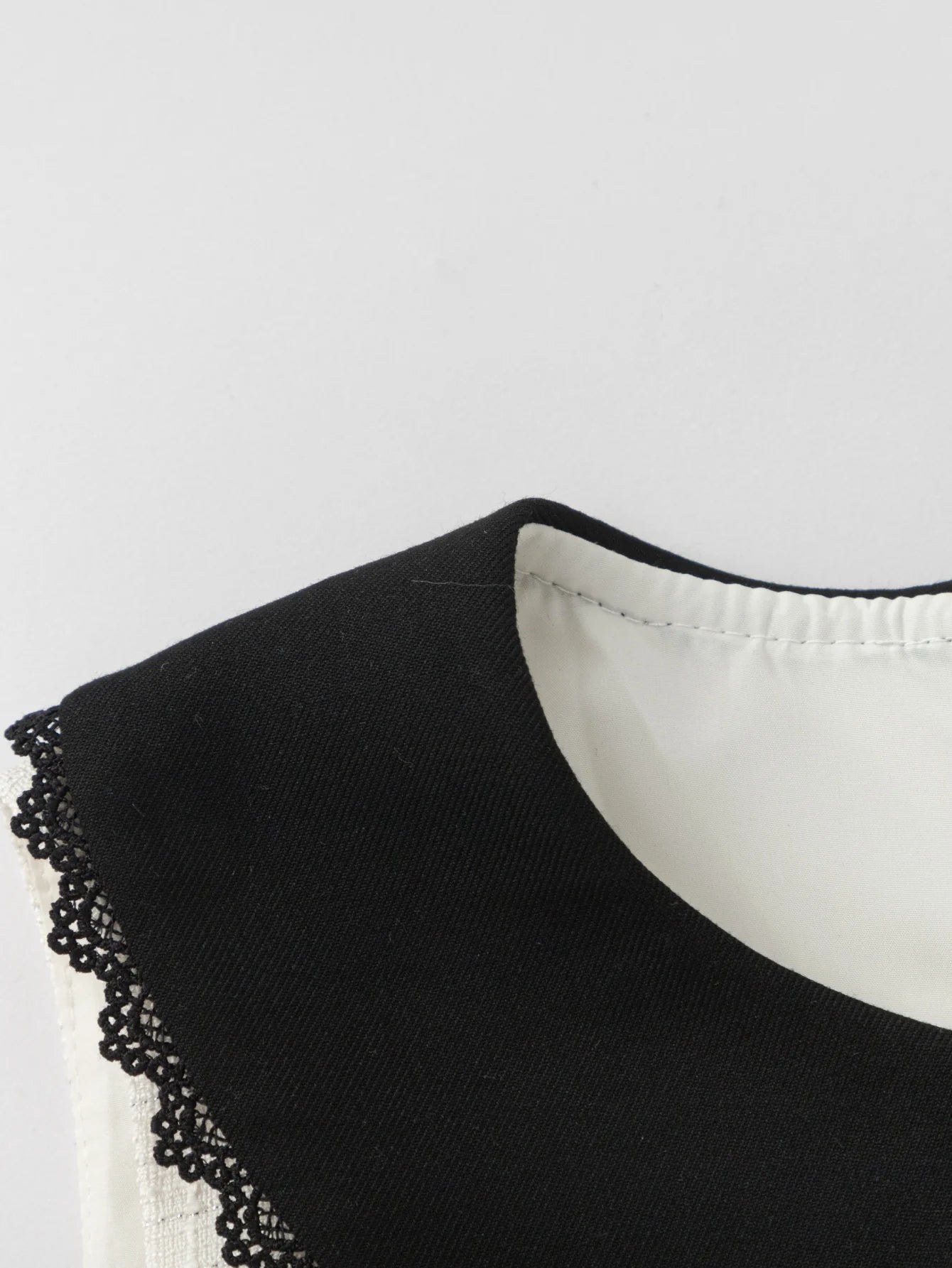 Fustani - Scallop Collar Bow Dress 🖤