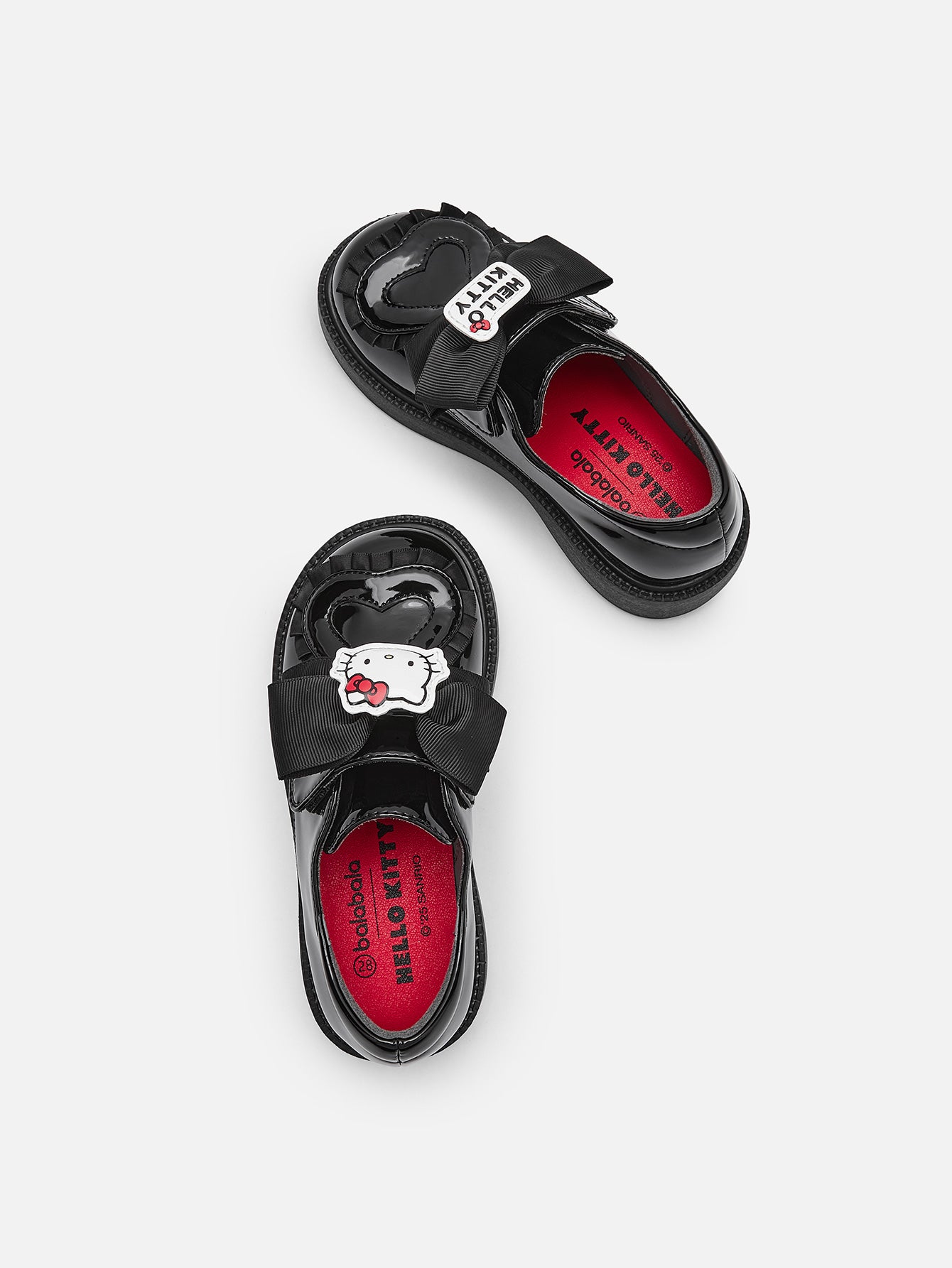Mokasina Hello Kitty™ Glossy Bow – Black 🖤