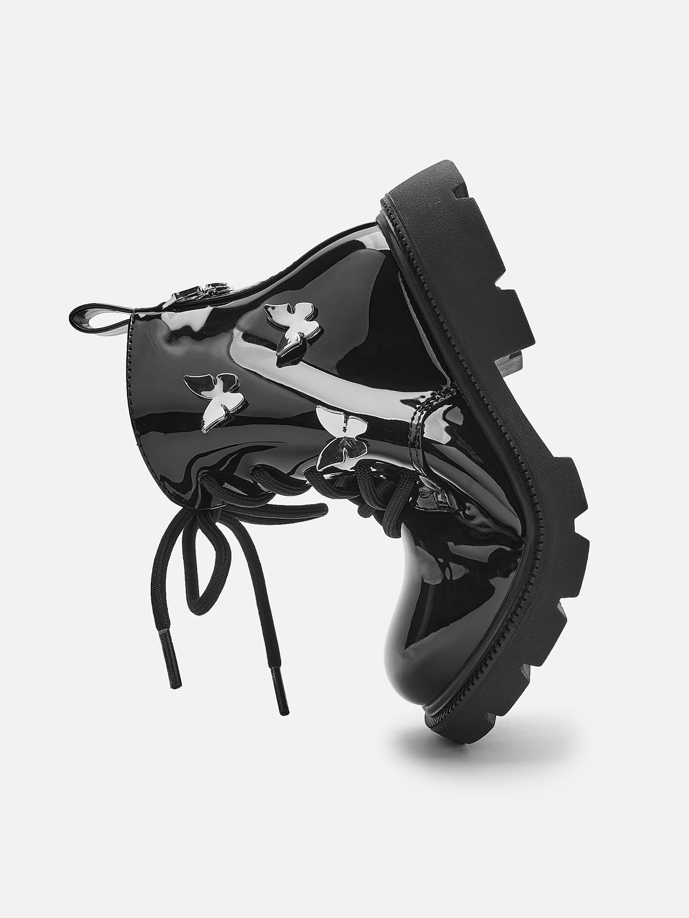 Çizme Glossy Butterfly – Black 🦋