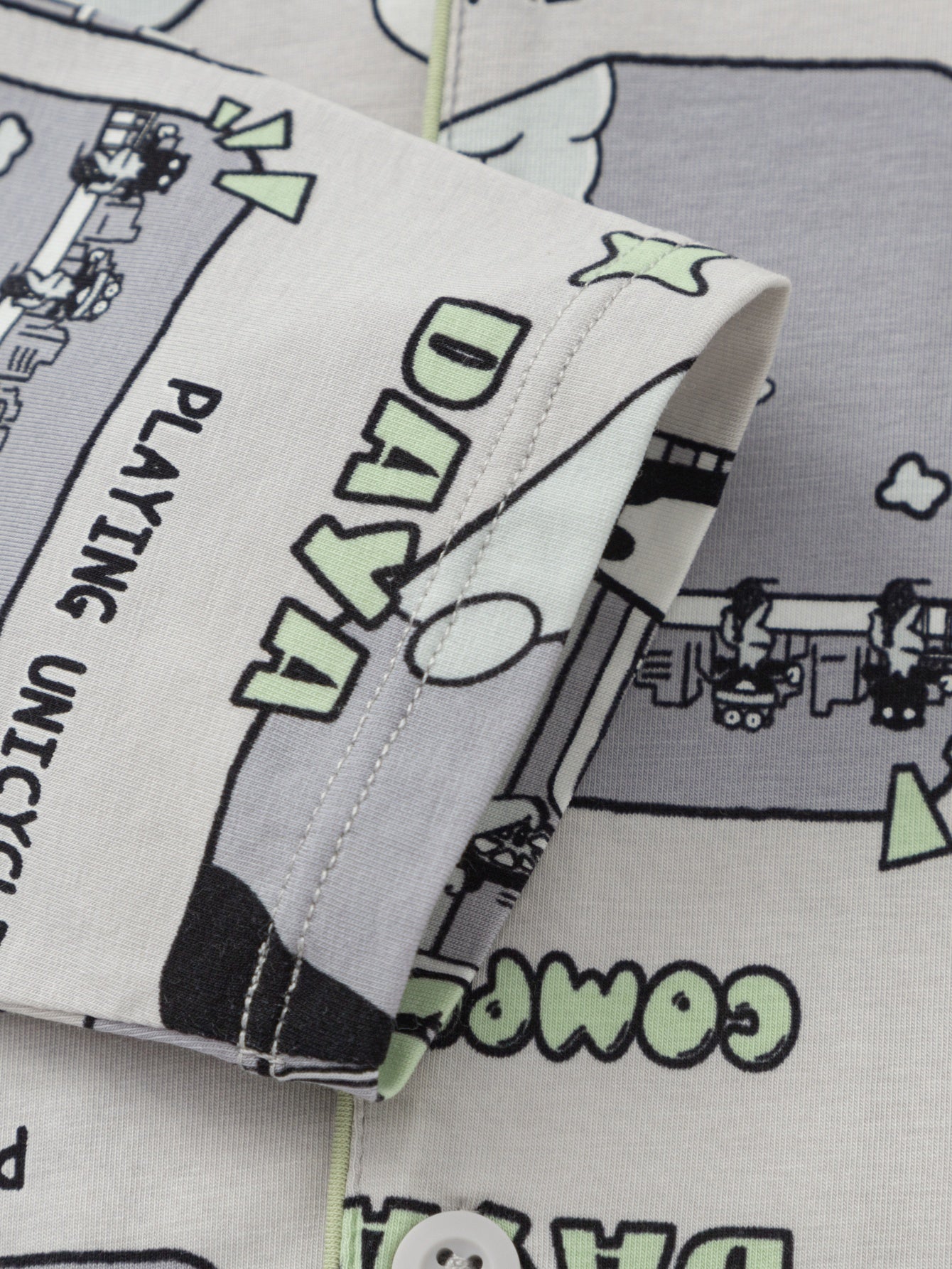 Pizhame Dino Comic Grey 🦖