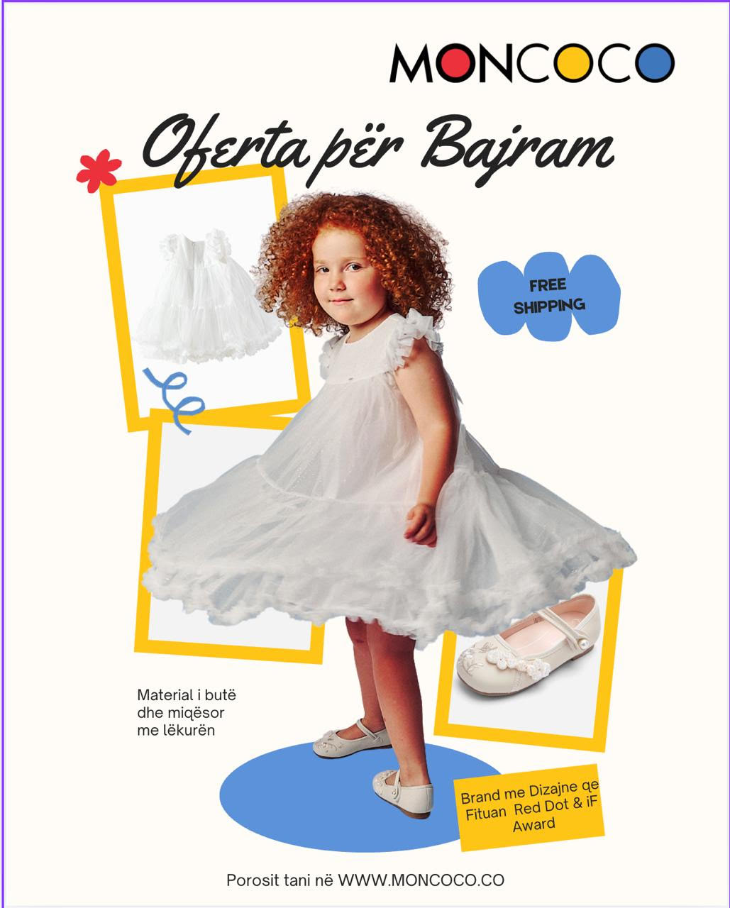 BUNDLE për Vajza – Fustan dhe Balerina